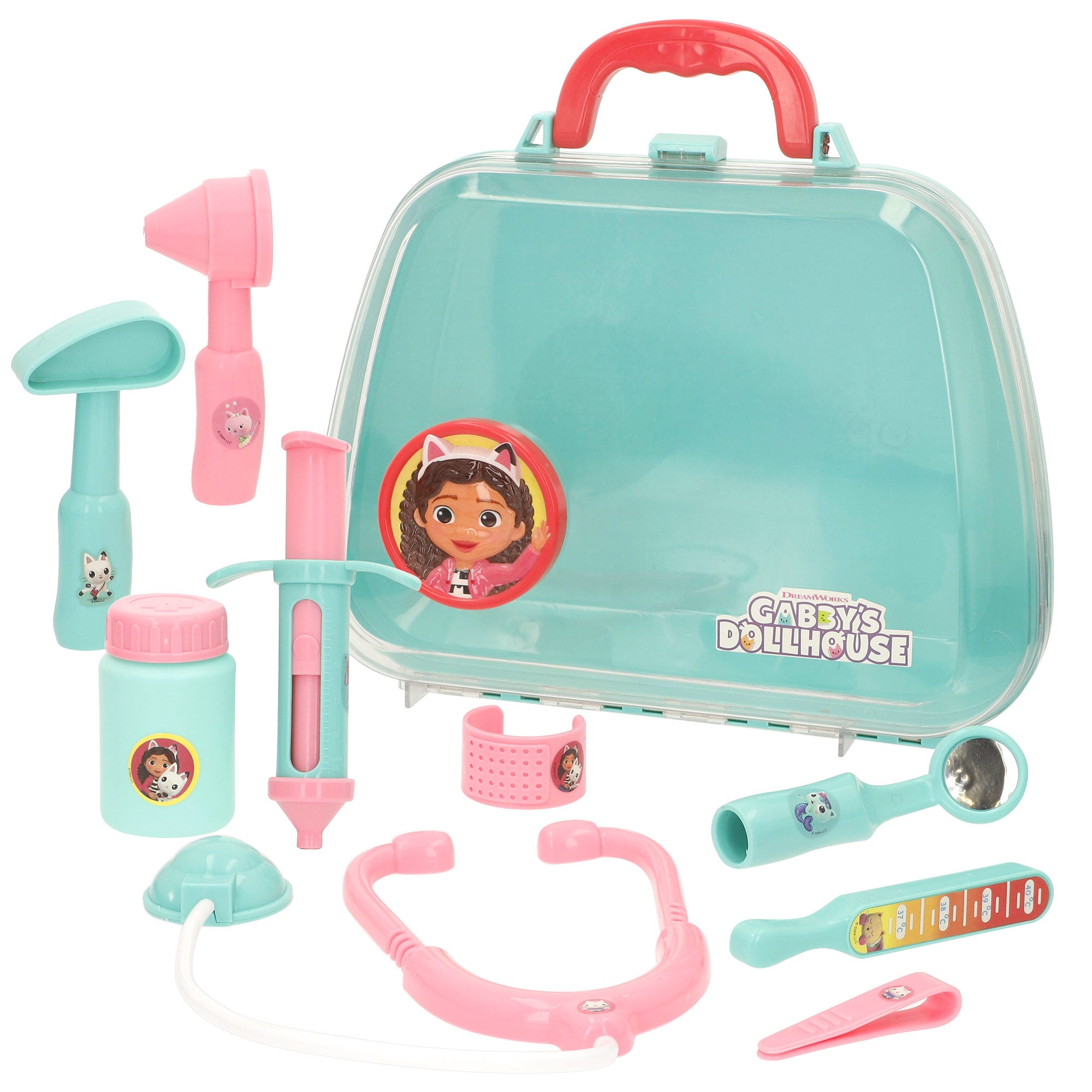 Kit de médico para casa de bonecas da Gabby com acessórios