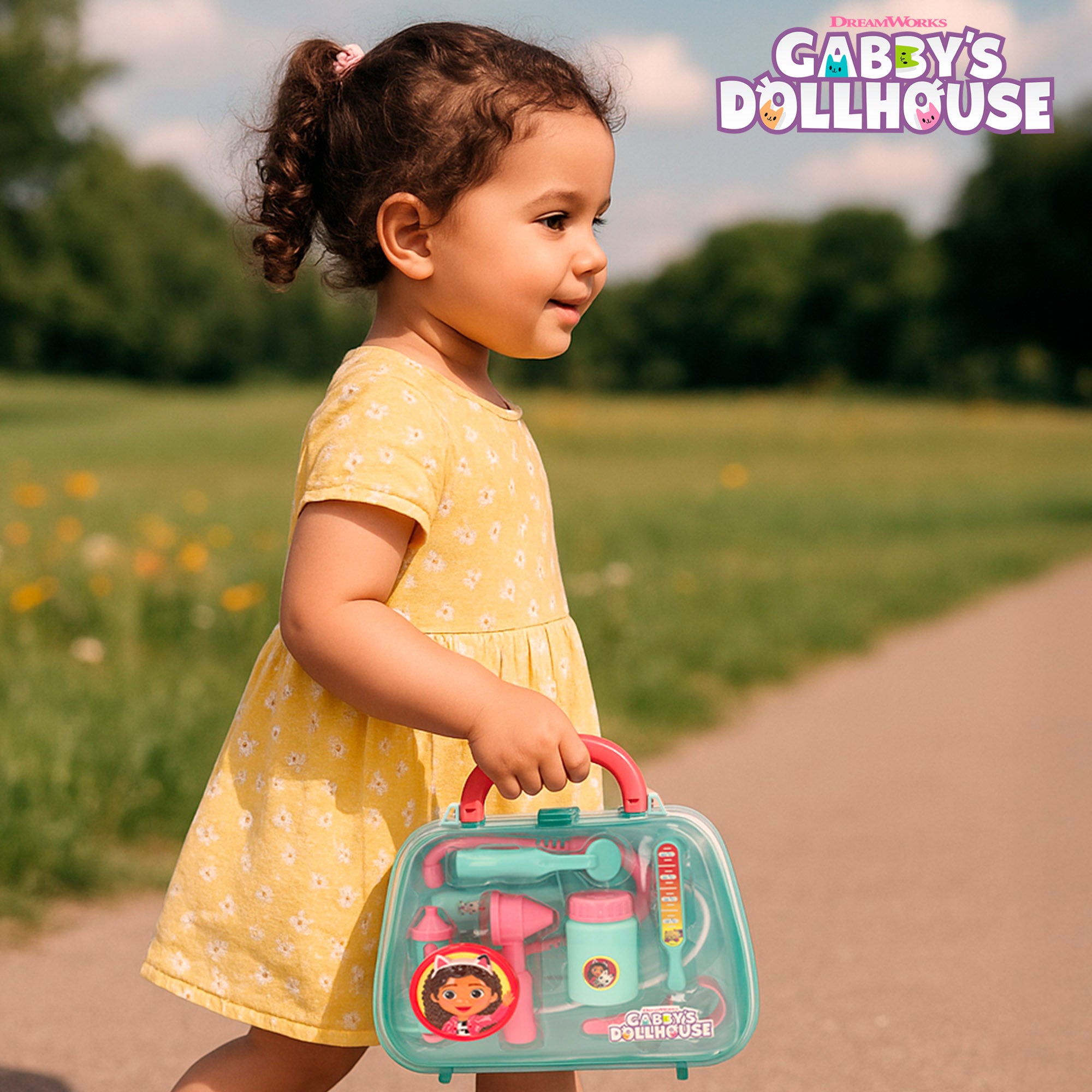 Kit de médico para casa de bonecas da Gabby com acessórios