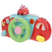 Volante Peppa Pig para carrinho de bebé com atividades