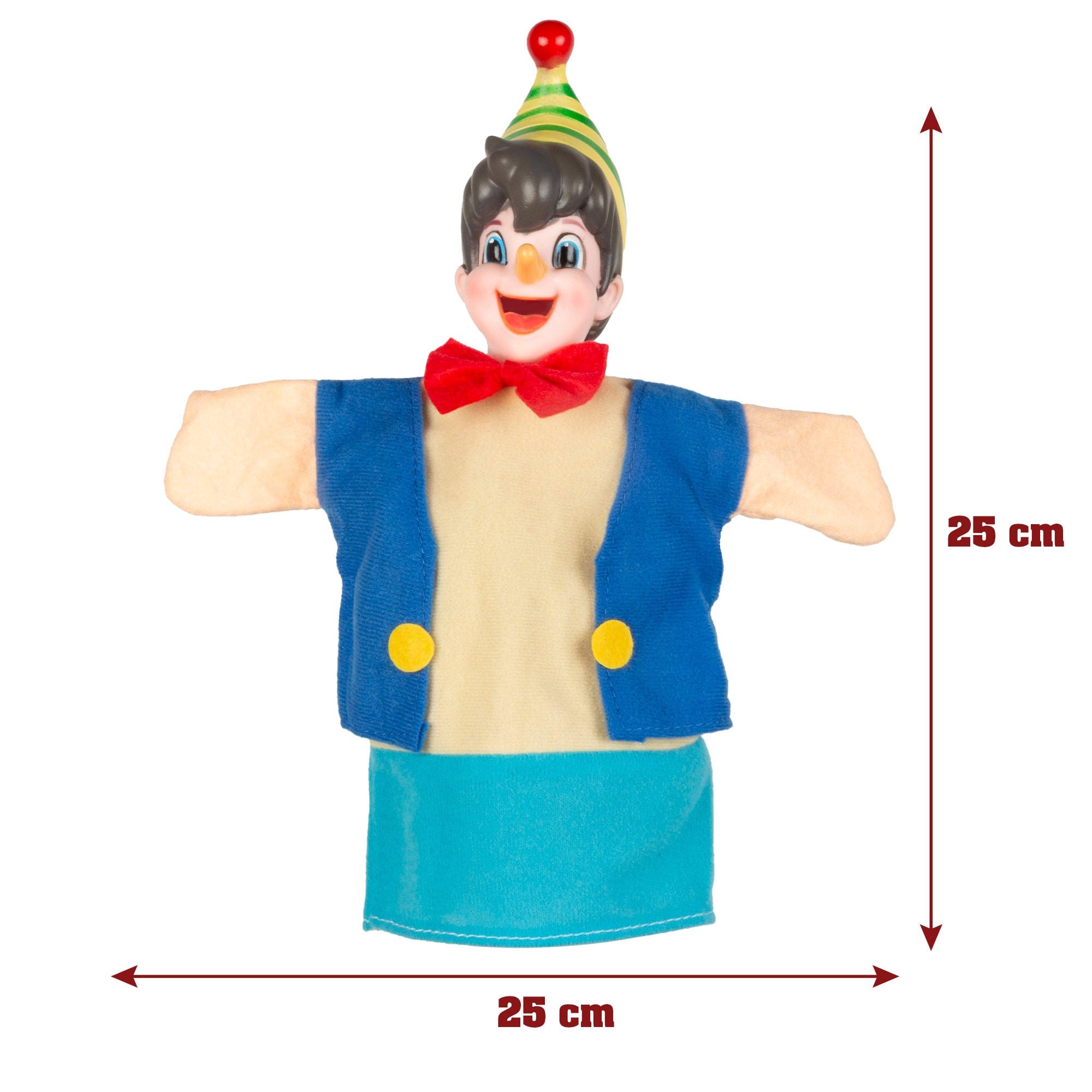 Conjunto de marionetas Pinóquio 25 cm Show do Cuco