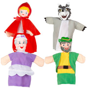 Conjunto de fantoches da Capuchinho Vermelho de 25 cm da Cucu Show