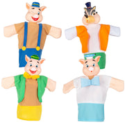 Conjunto de fantoches Os Três Porquinhos 25cm Cuckoo Show