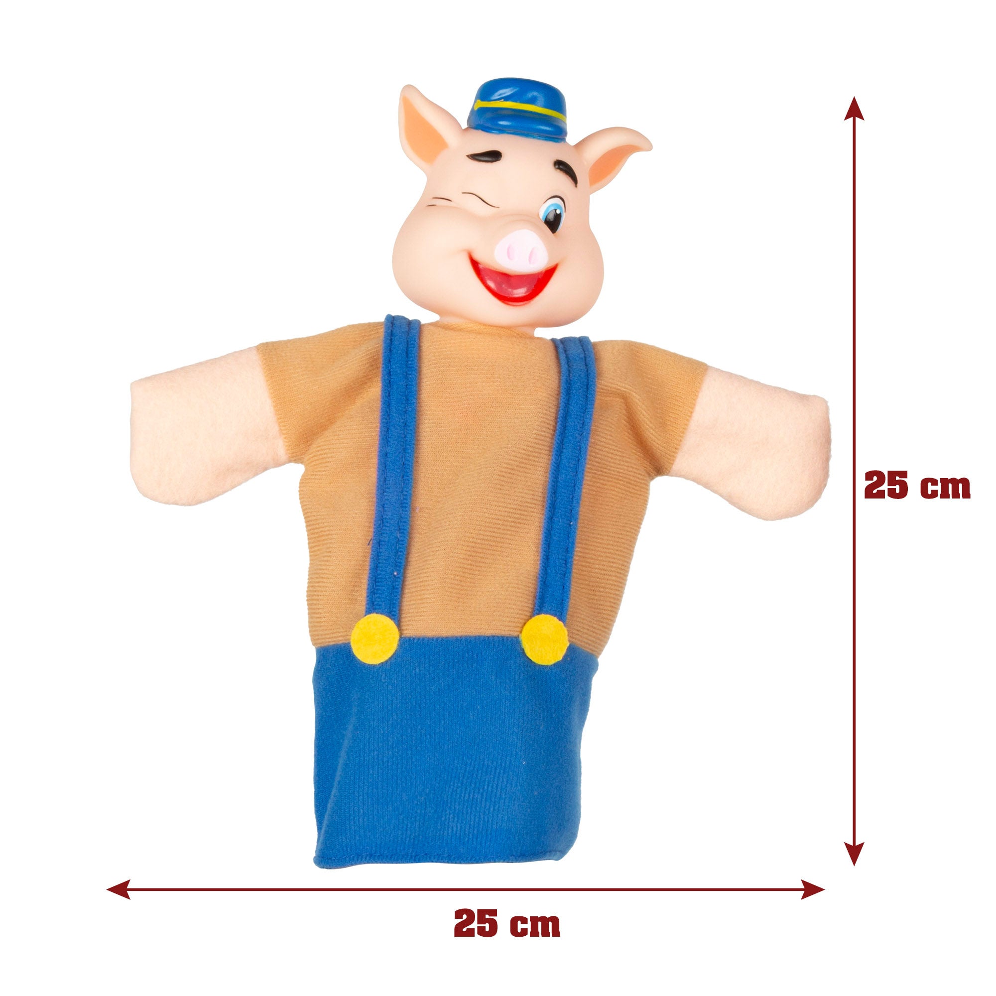 Conjunto de fantoches Os Três Porquinhos 25cm Cuckoo Show