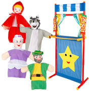 Conjunto Teatro de Fantoches da Capuchinho Vermelho 25cm Cucu Show