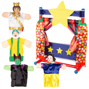 Conjunto Teatro de Marionetas Branca de Neve 25cm Cucu Show