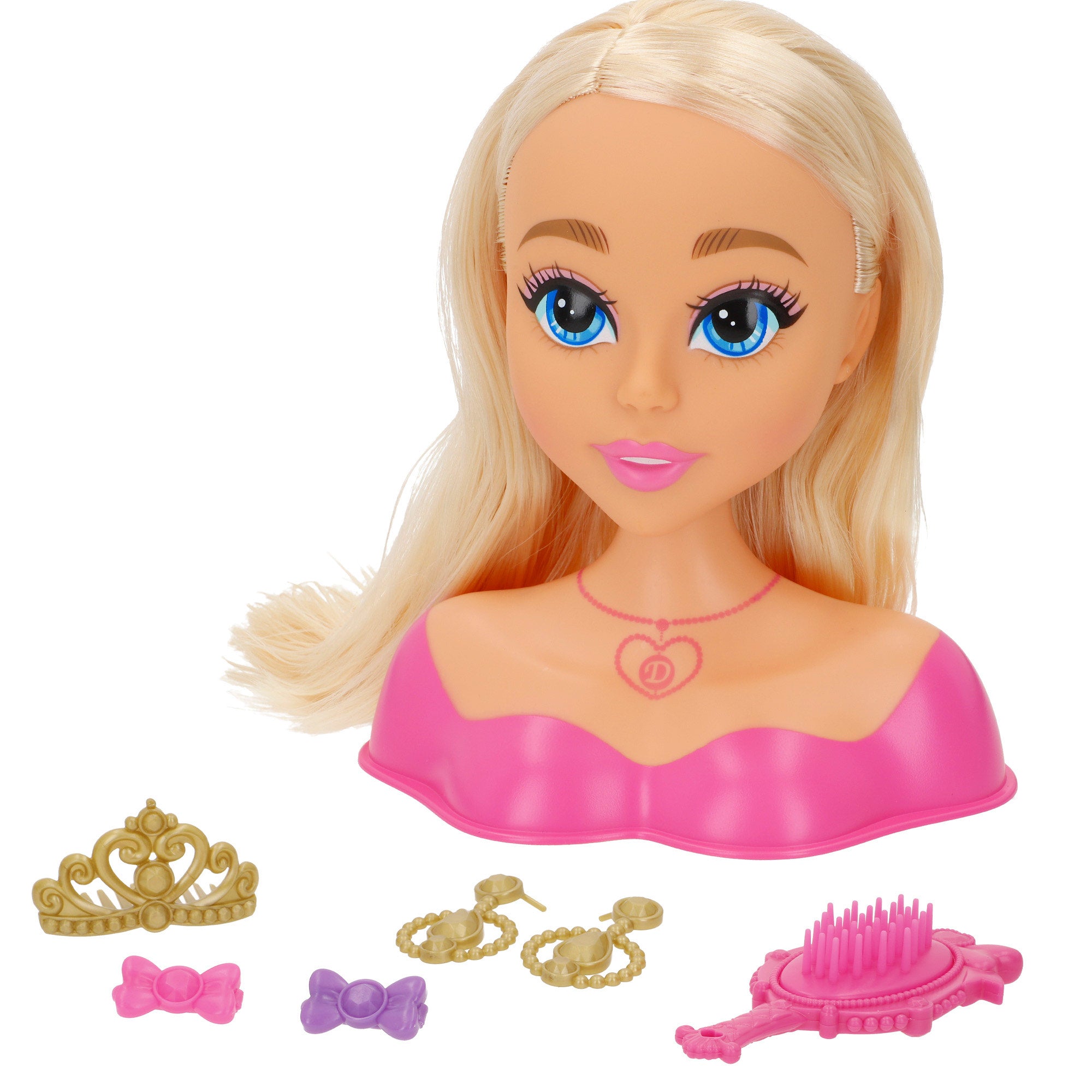 Cabeça de boneca Dreameez Styling Head com acessórios