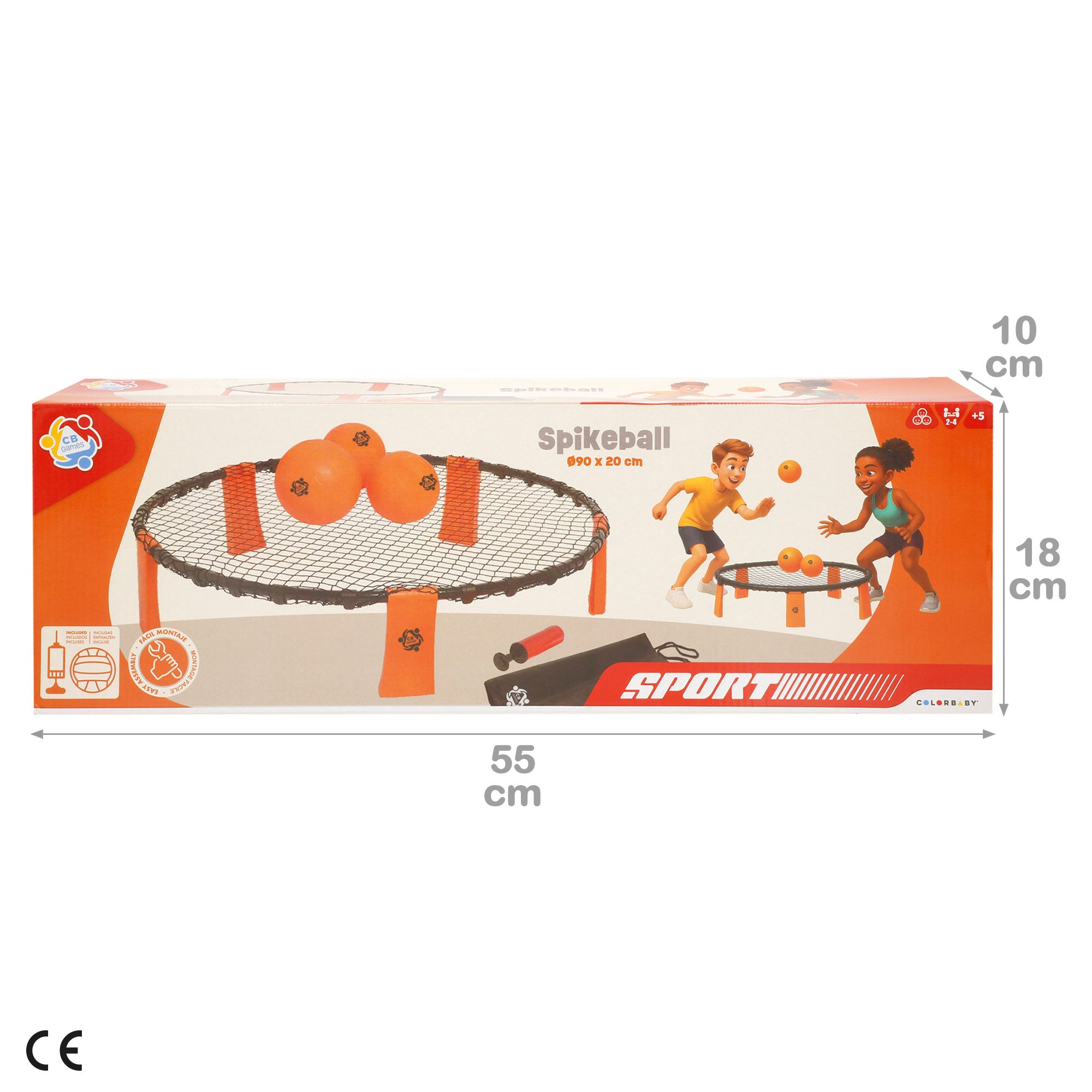 Jogo de Spikeball para 4 pessoas CB Games