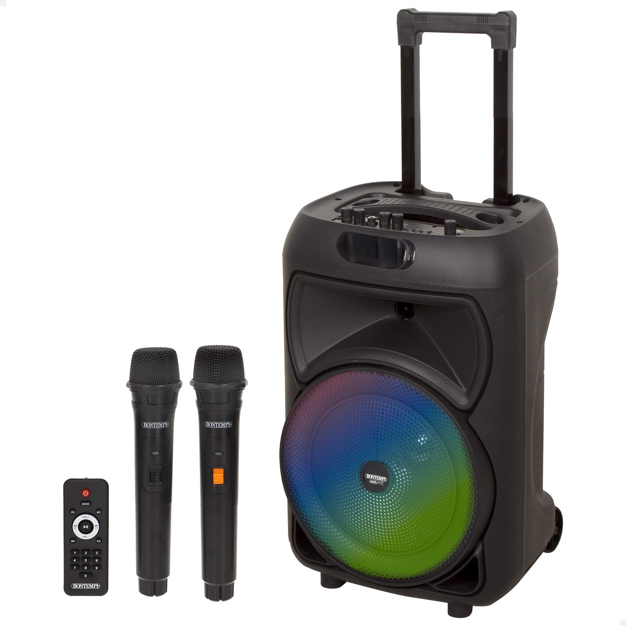 Estojo para coluna sem fios e 2 microfones 30x25x53 cm Bontempi