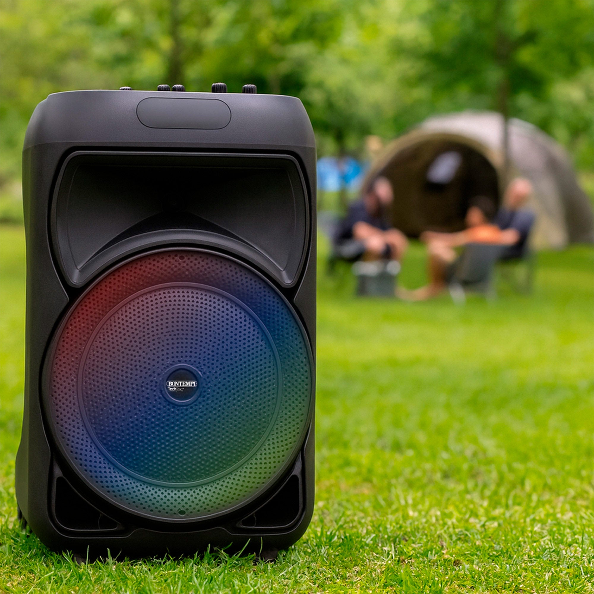 Estojo para coluna sem fios e 2 microfones 30x25x53 cm Bontempi