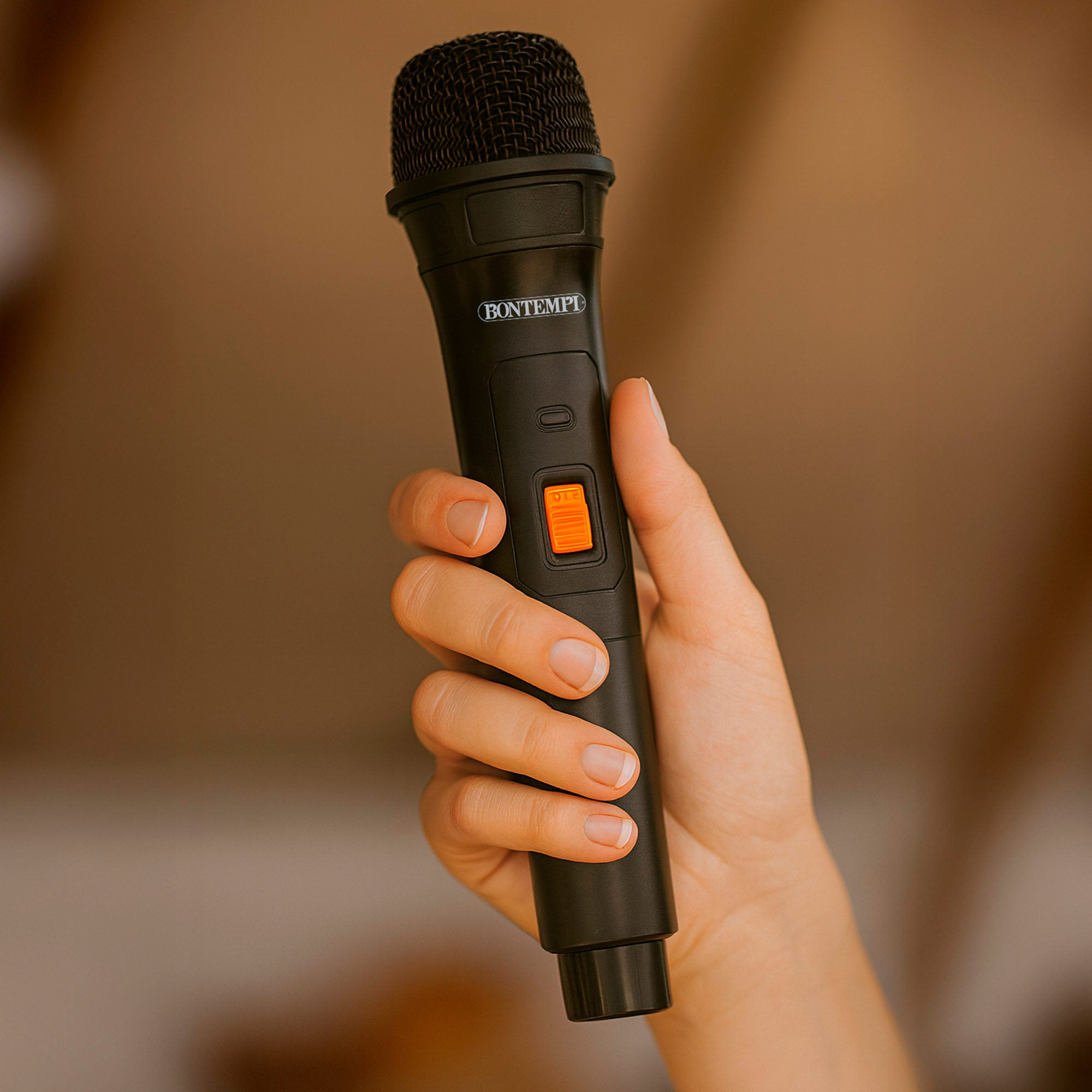 Estojo para coluna sem fios e 2 microfones 30x25x53 cm Bontempi