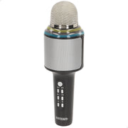 Microfone de karaoke sem fios Bontempi com altifalante e luzes