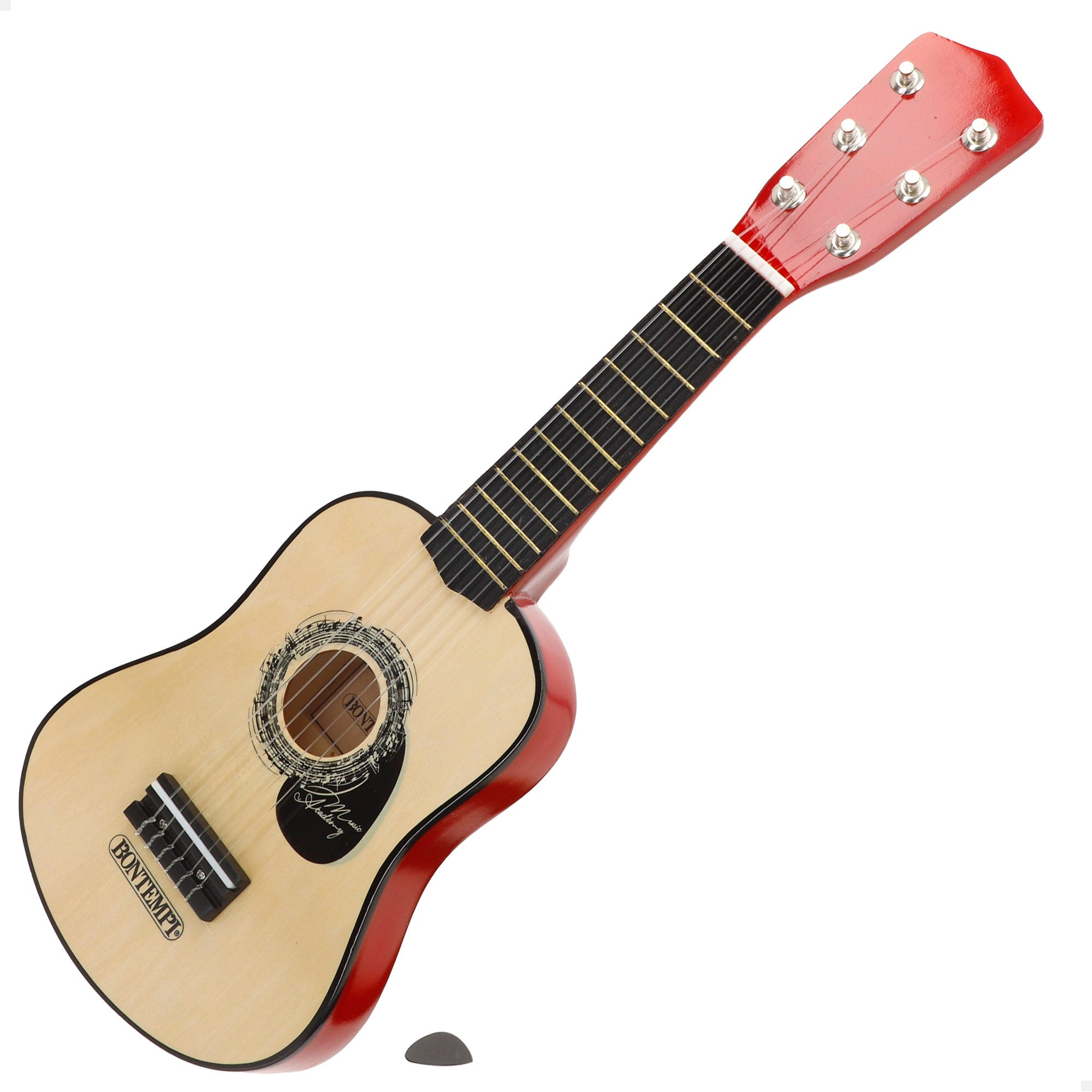 Guitarra de brinquedo clássica em madeira, 55 cm, com pega Bontempi