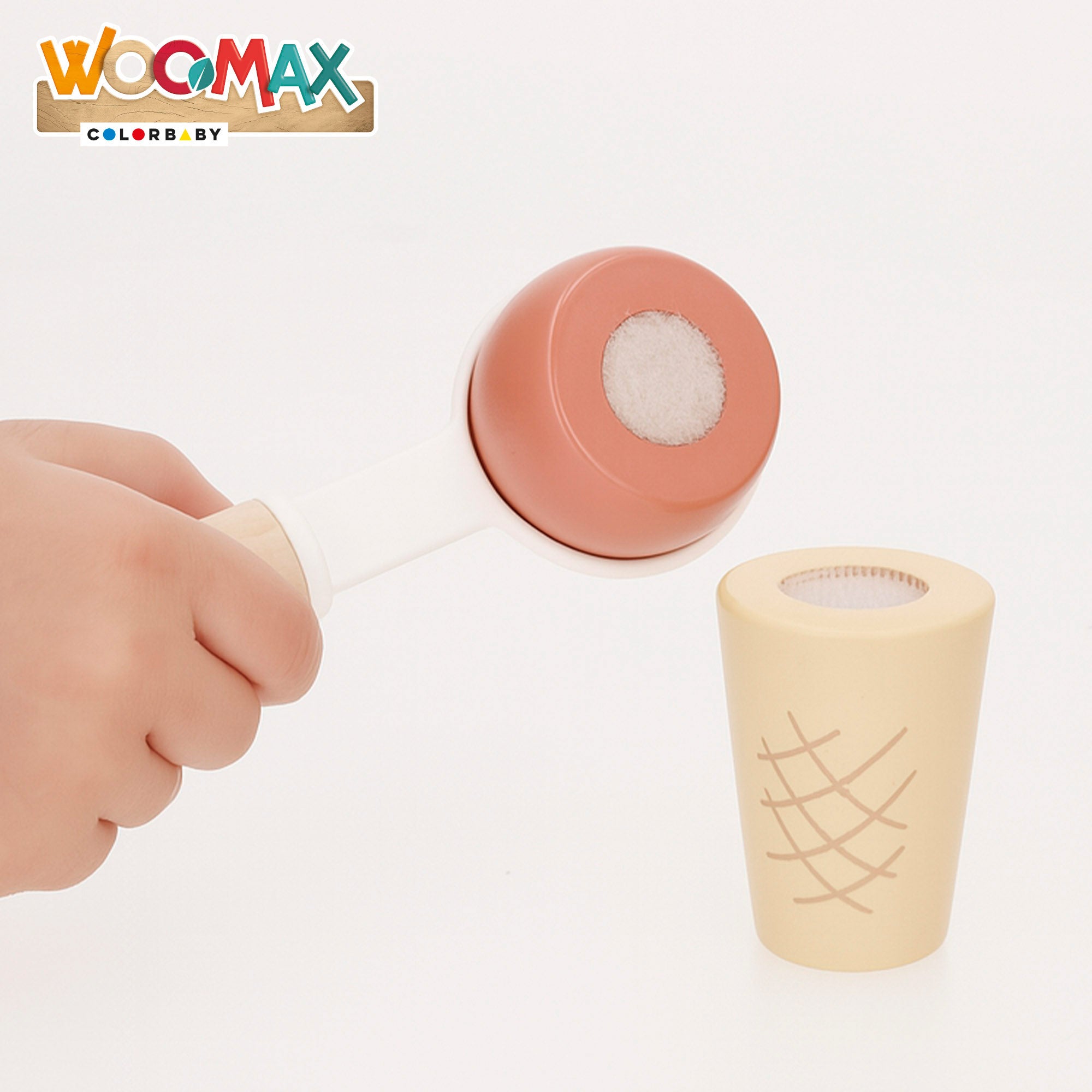 Conjunto de gelado em madeira WOOMAX com 11 peças, 30x21x29 cm