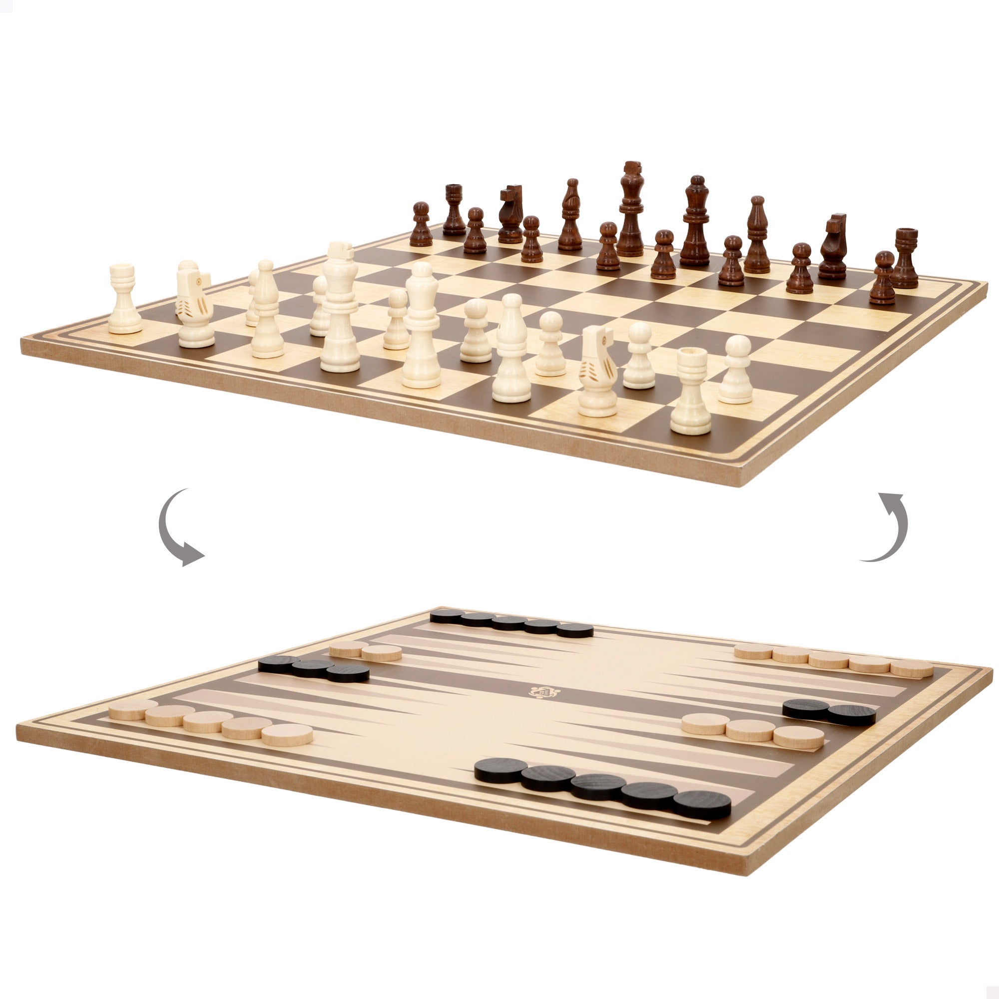Tabuleiro de xadrez 3 em 1 da CB Games