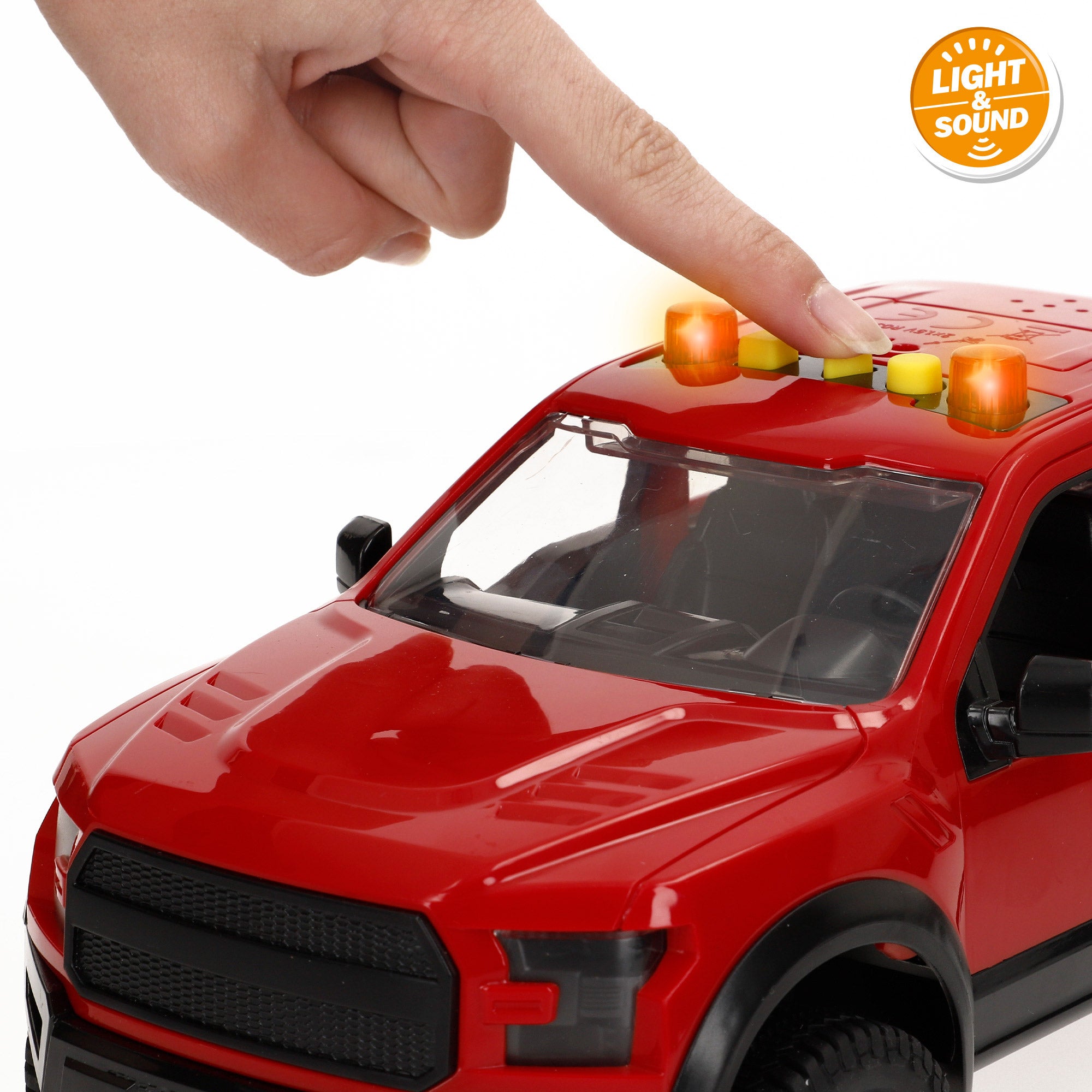 Camioneta movida a fricção com luz e som Speed ​​​​&amp; Go