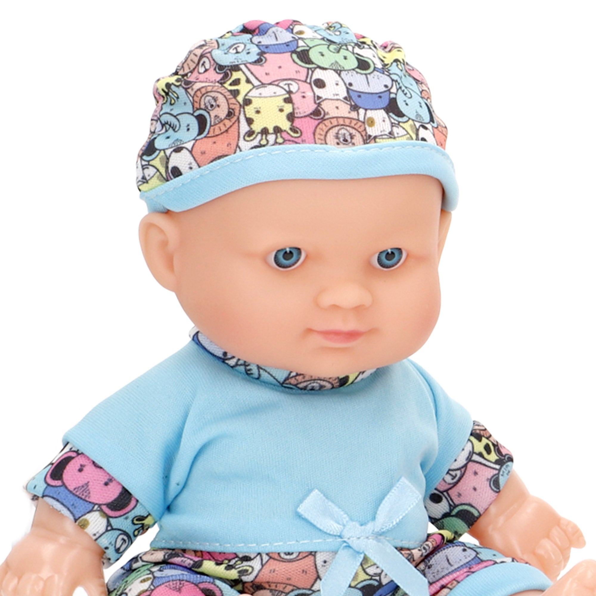 Conjunto de 3 bonecas bebés de 20 cm com roupa Colorbaby's