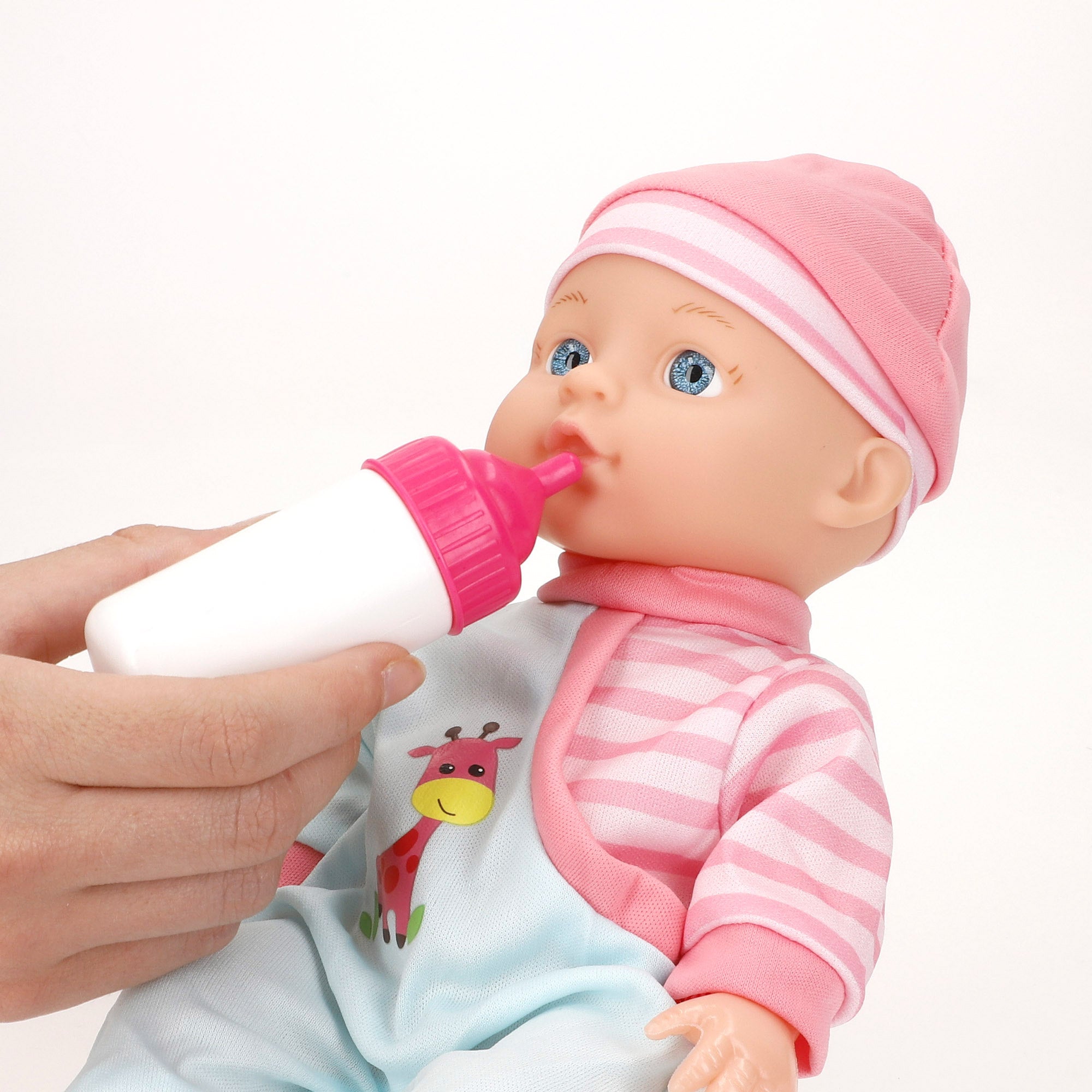 Conjunto de 2 bonecas bebés de 30 cm com acessórios Colorbaby's