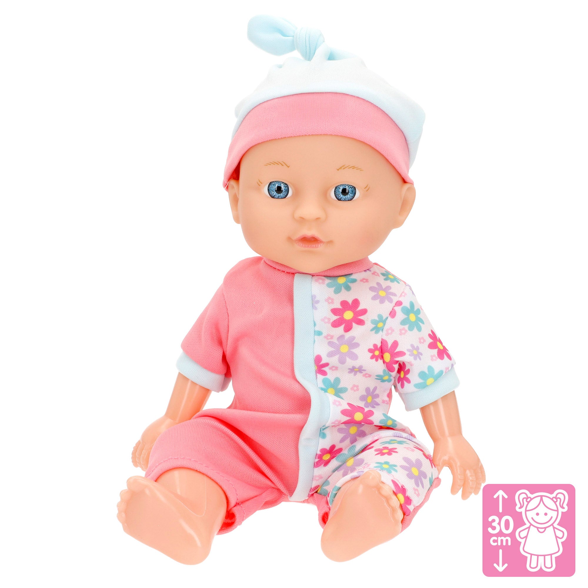 Conjunto de 2 bonecas bebés de 30 cm com acessórios Colorbaby's