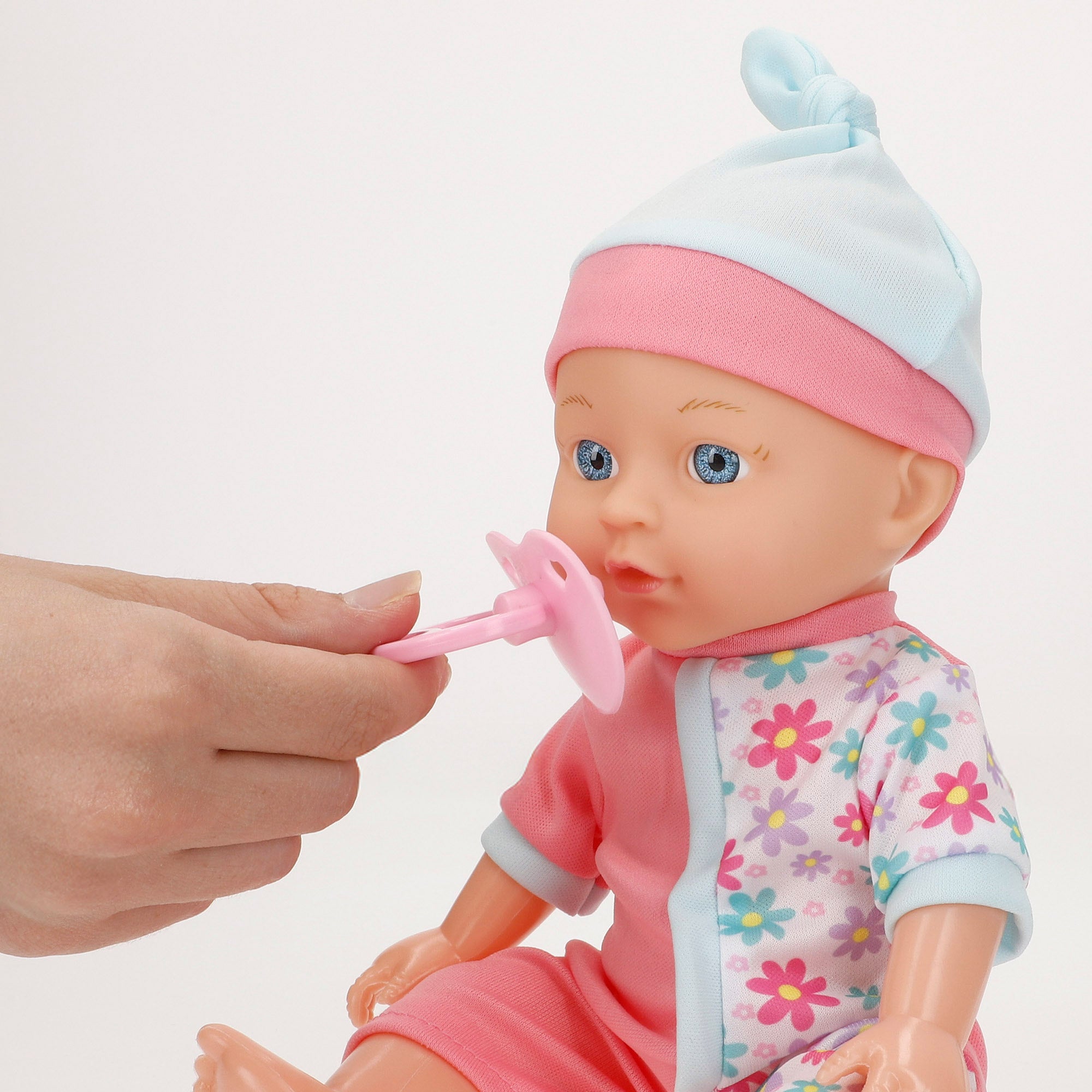 Conjunto de 2 bonecas bebés de 30 cm com acessórios Colorbaby's