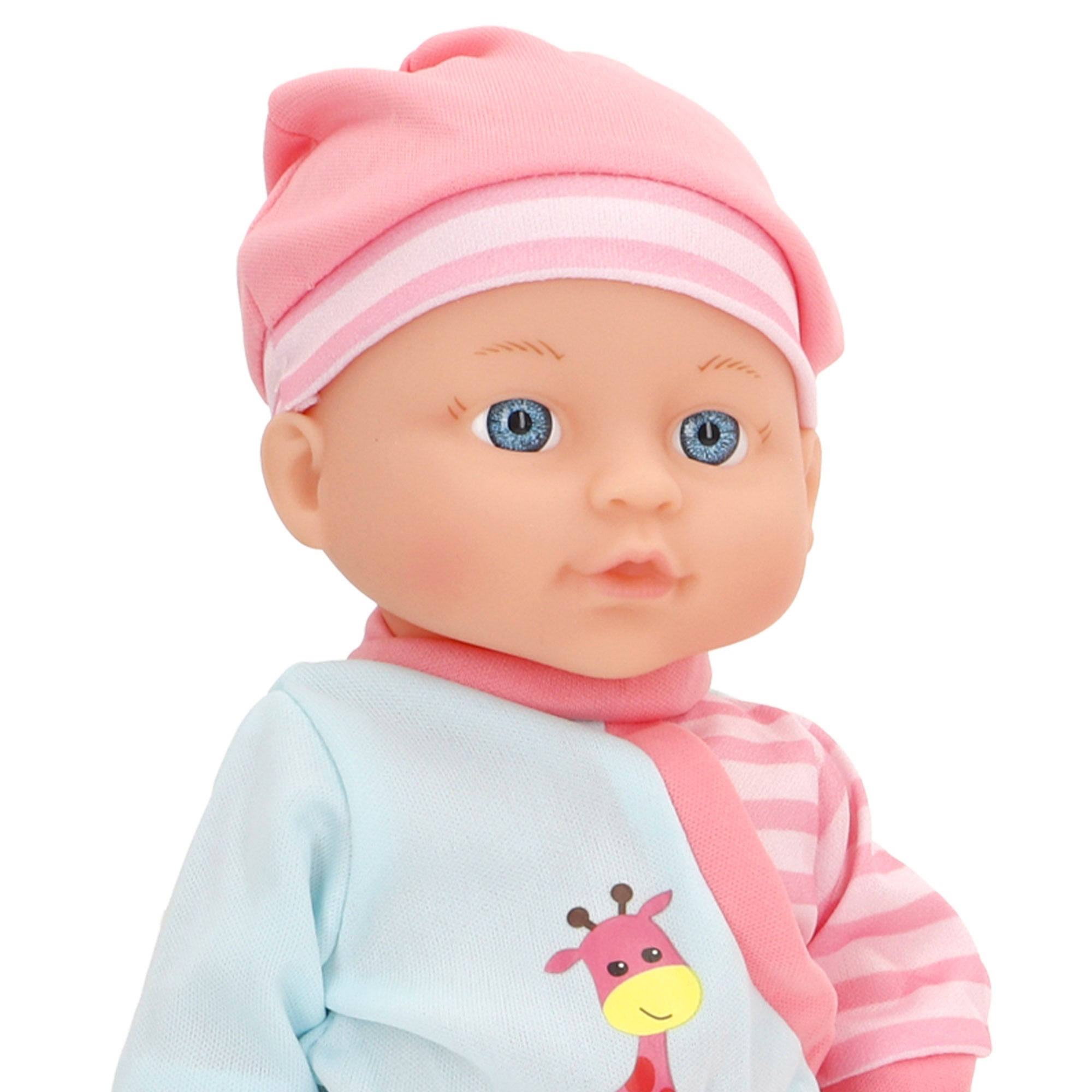 Conjunto de 2 bonecas bebés de 30 cm com acessórios Colorbaby's
