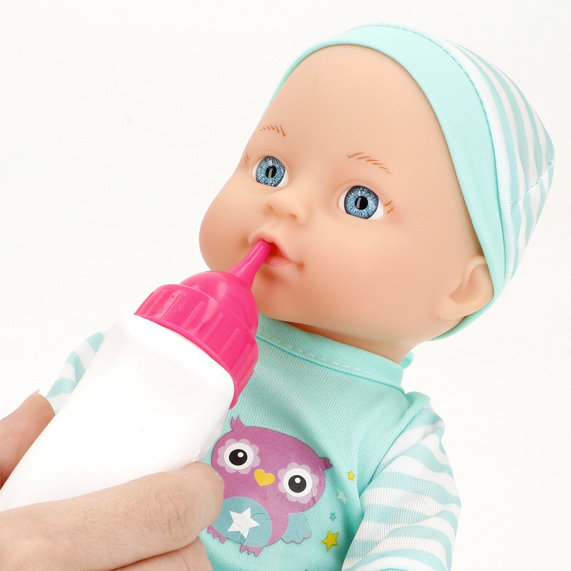 Boneca bebé de 30 cm com cadeirão e acessórios da Colorbaby's