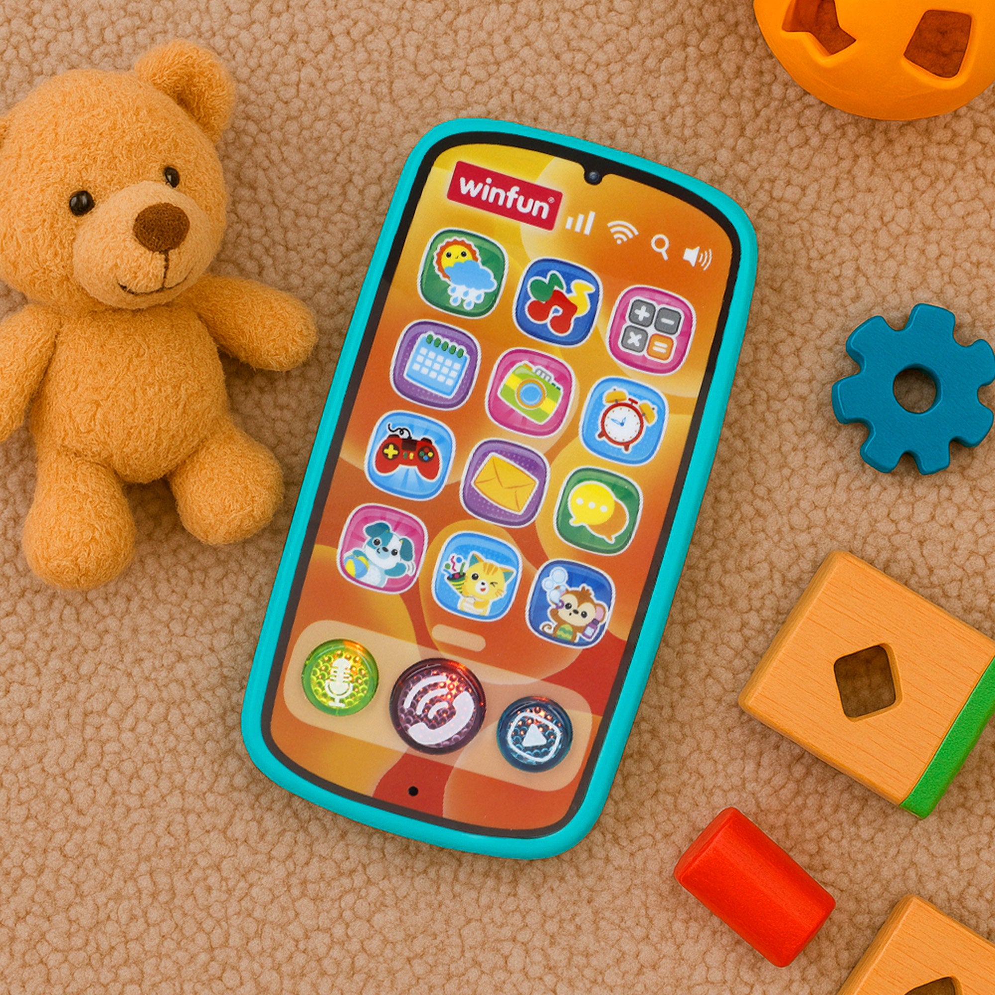 Telemóvel infantil Winfun com luz e som