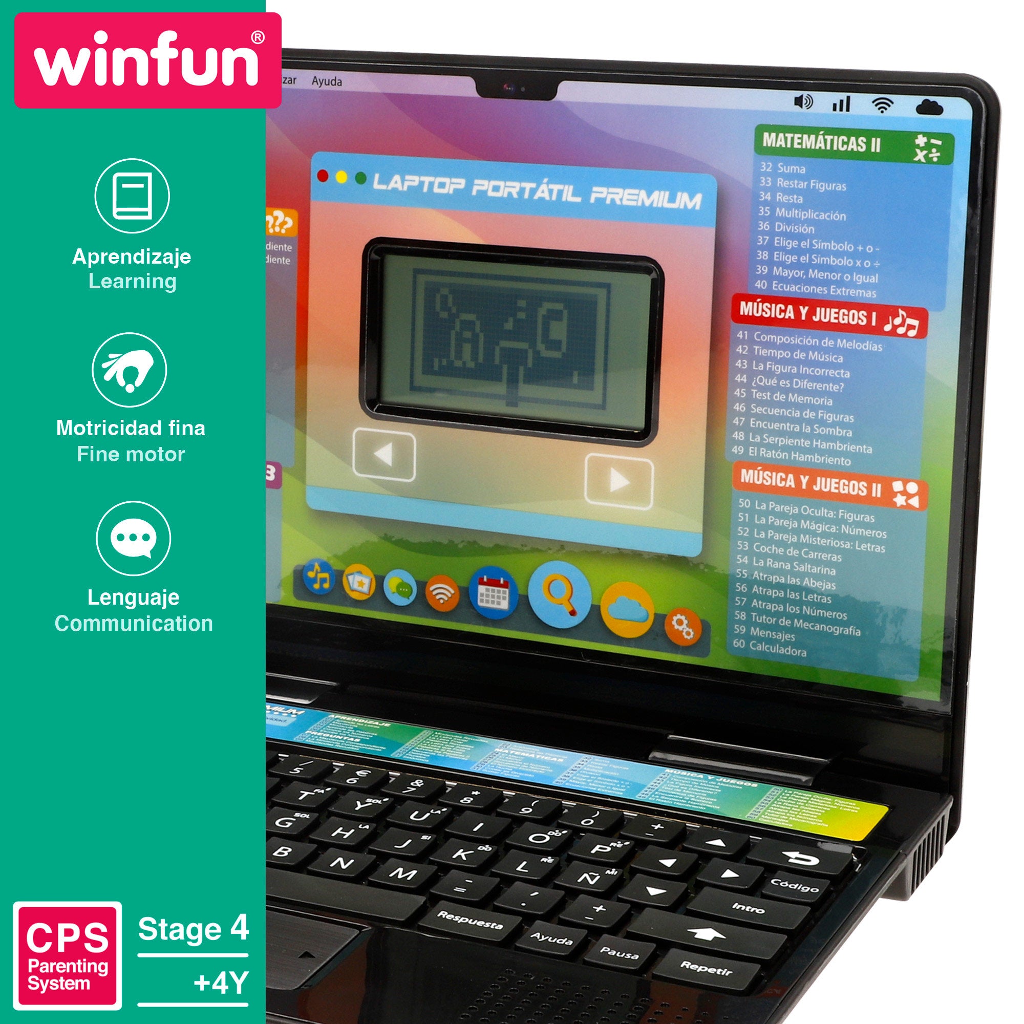 Portátil interativo Winfun com atividades para crianças