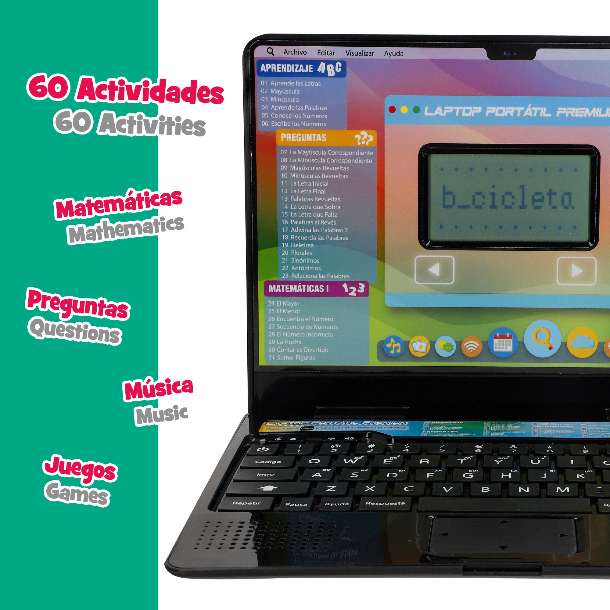 Portátil interativo Winfun com atividades para crianças