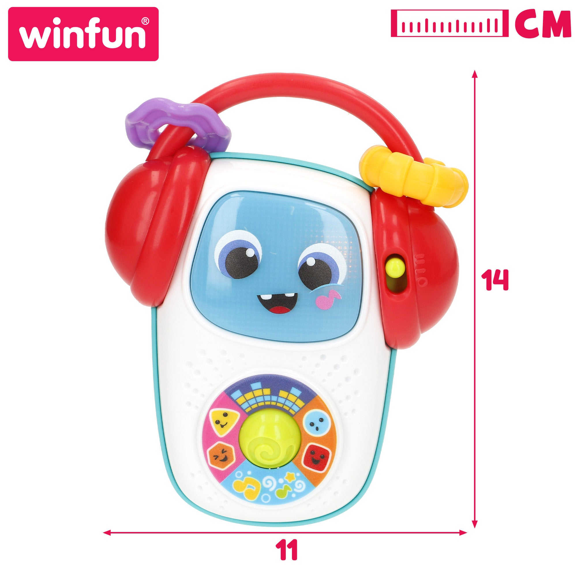 Reprodutor de música portátil para bebés Winfun
