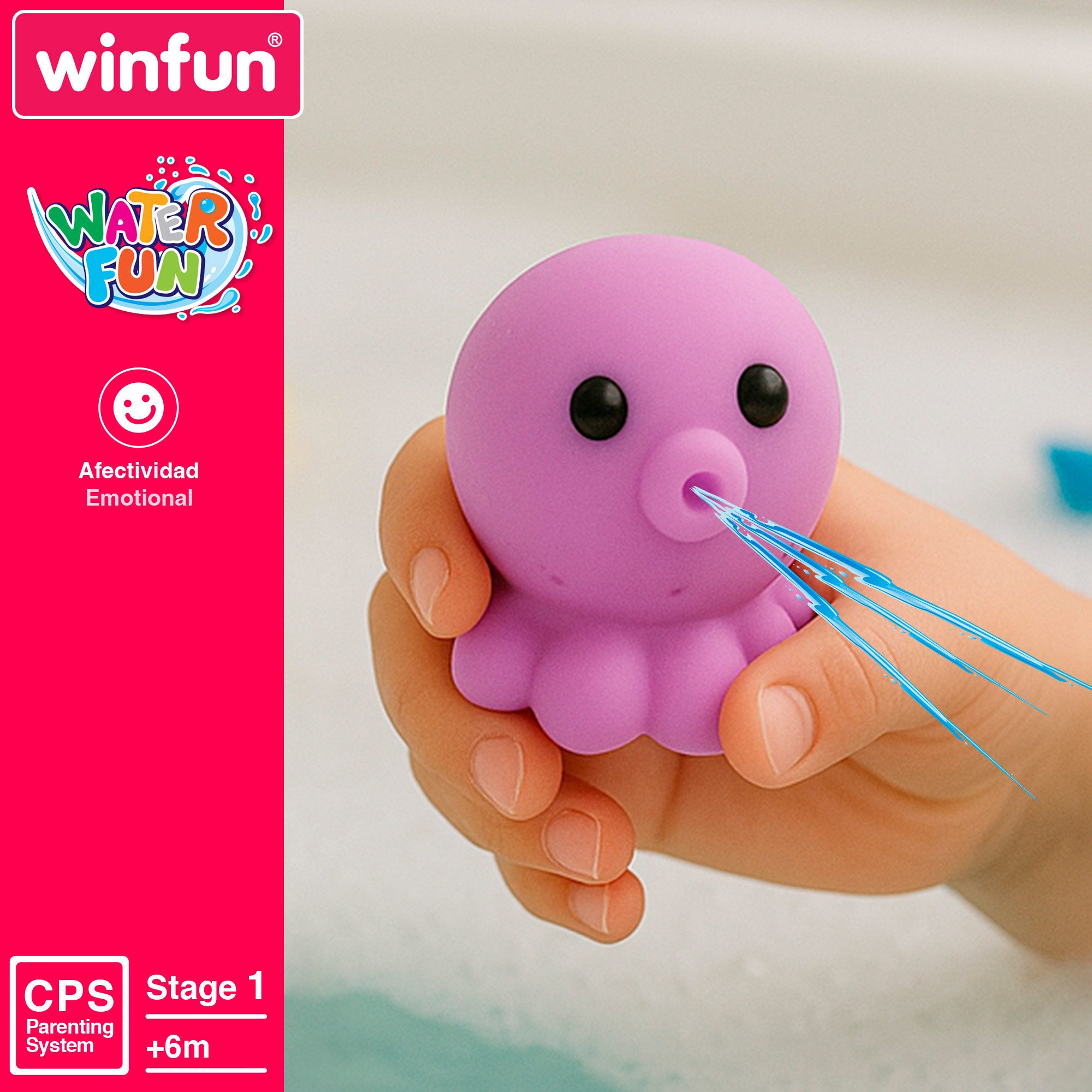 Conjunto de Banho Winfun com 10 Animais da Quinta e do Mar