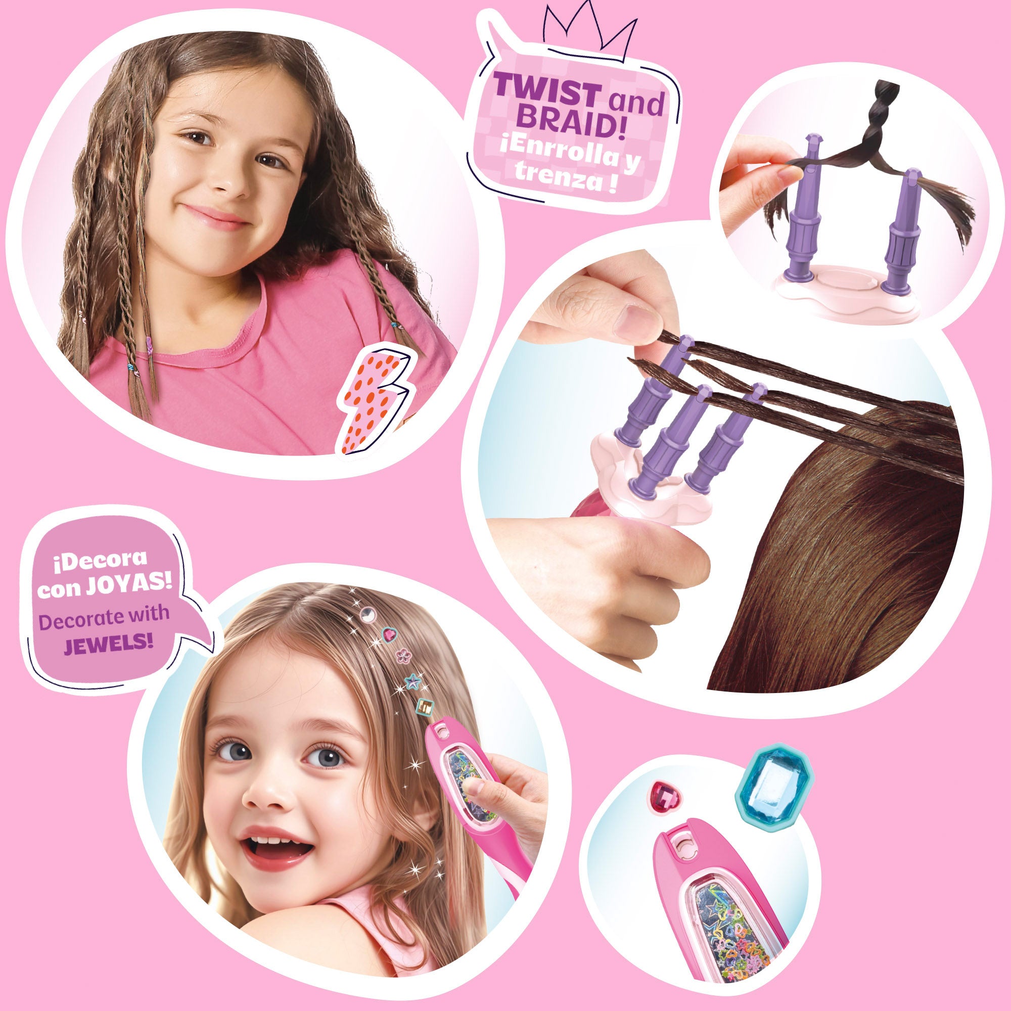 Kit de Beleza 2 em 1 para Estilizar e Modelar o Cabelo