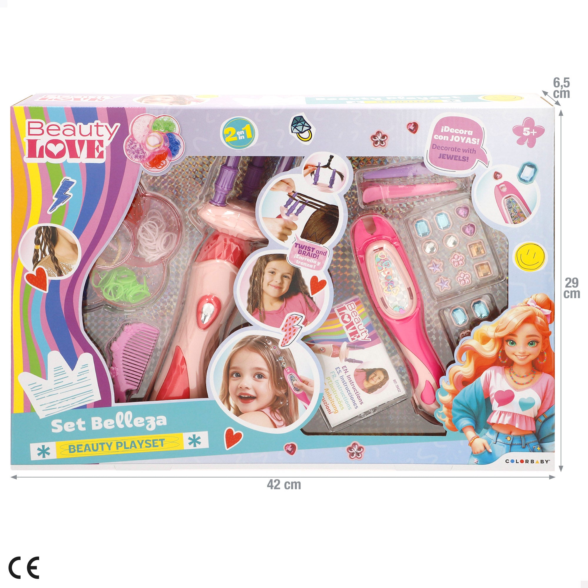 Kit de Beleza 2 em 1 para Estilizar e Modelar o Cabelo