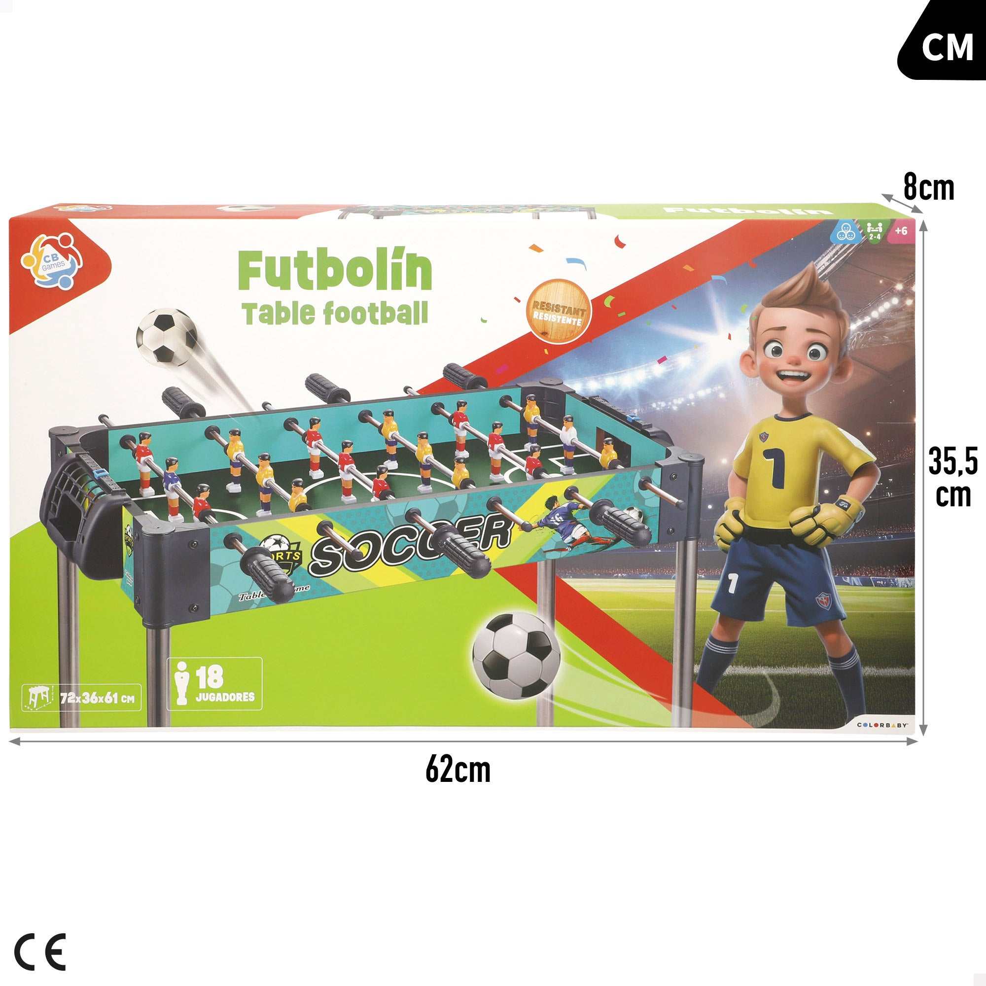 Mesa de matraquilhos infantil 86x42x65 cm CB Games