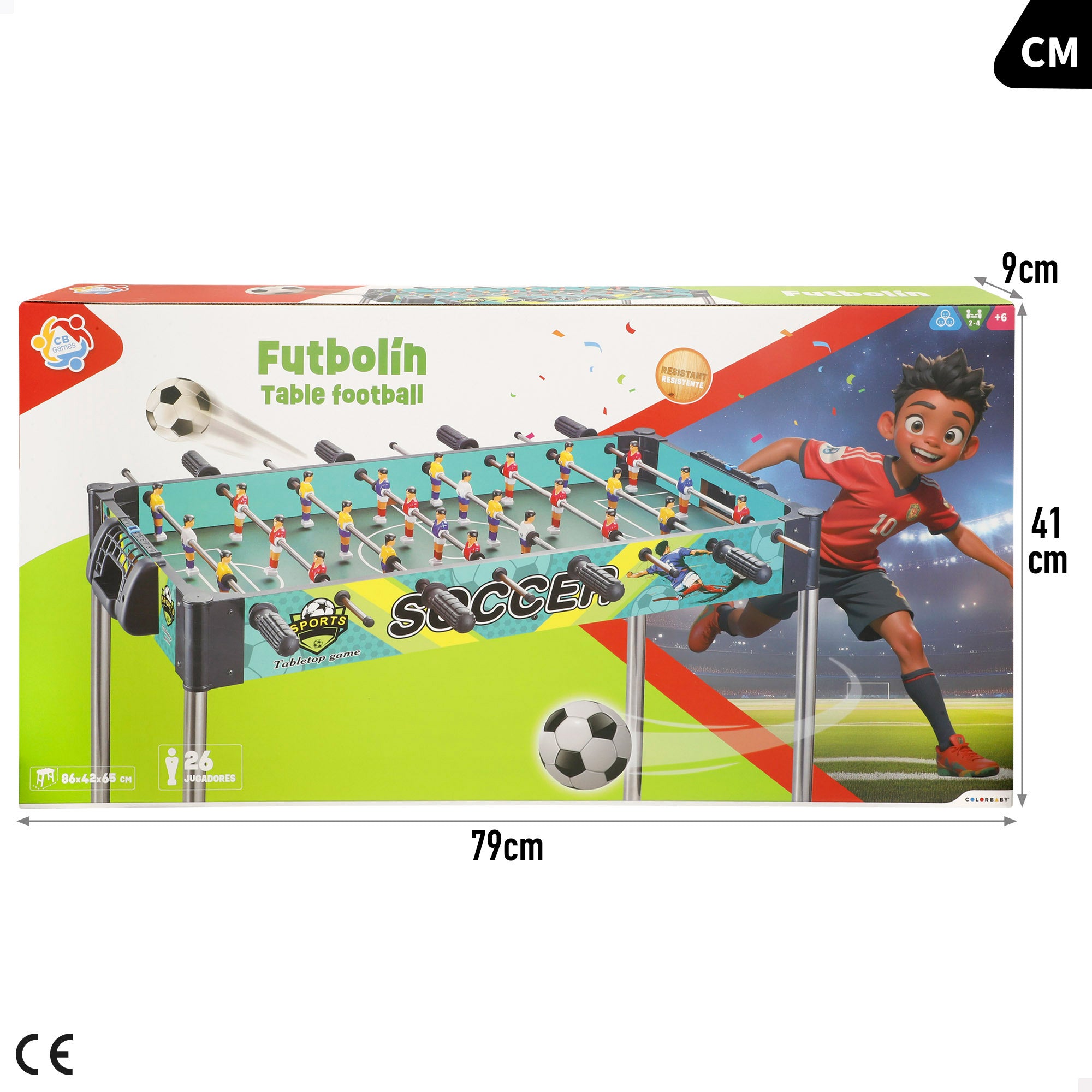 Mesa de matraquilhos infantil 86x42x65 cm CB Games