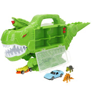 Estojo para transporte de automóveis Teamsterz Dino Destroyer com rampa e lançador