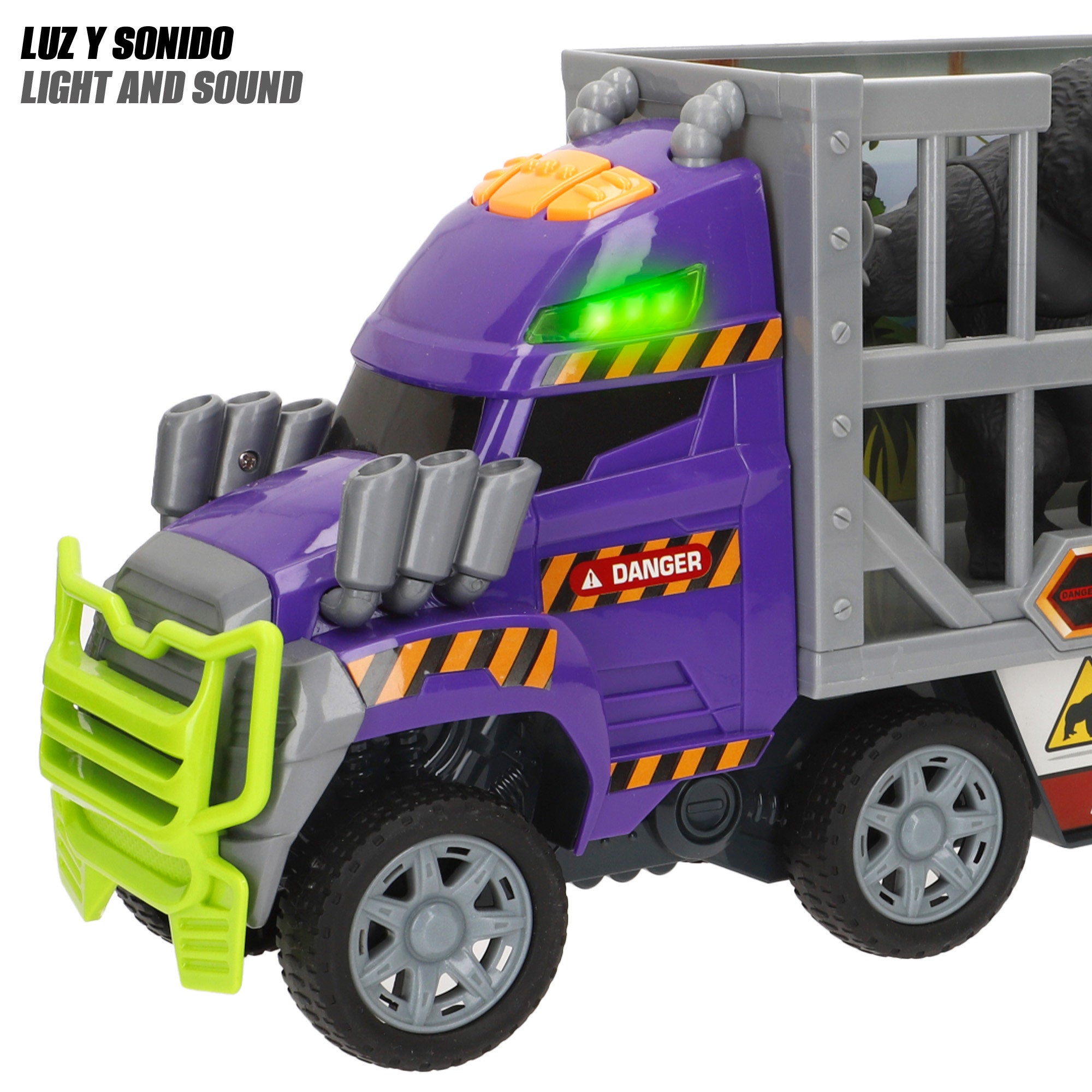 Camião de Resgate de Gorilas de Brinquedo Teamsterz com Luzes e Sons