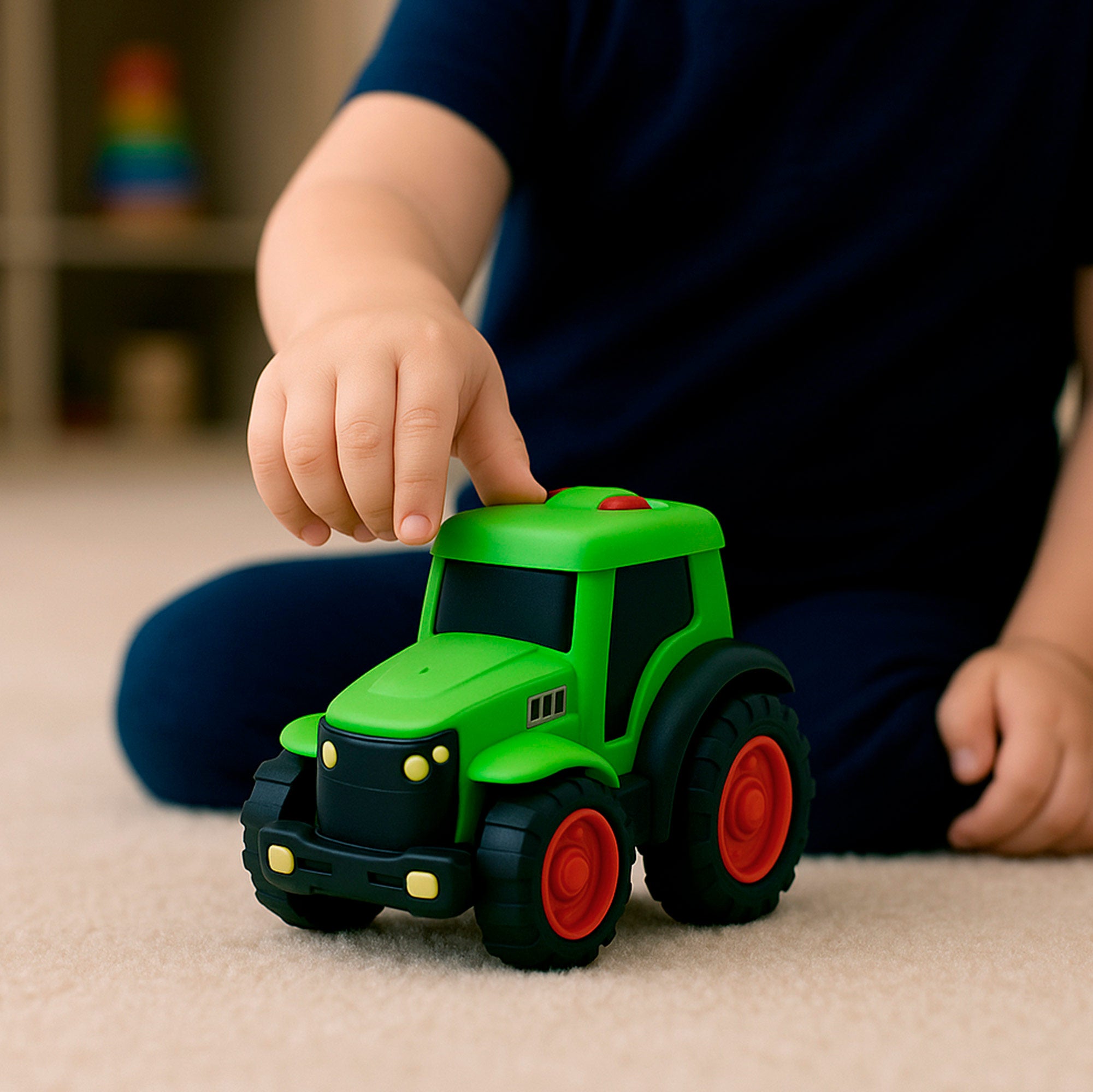 Camião de brinquedo Teamsterz com trator