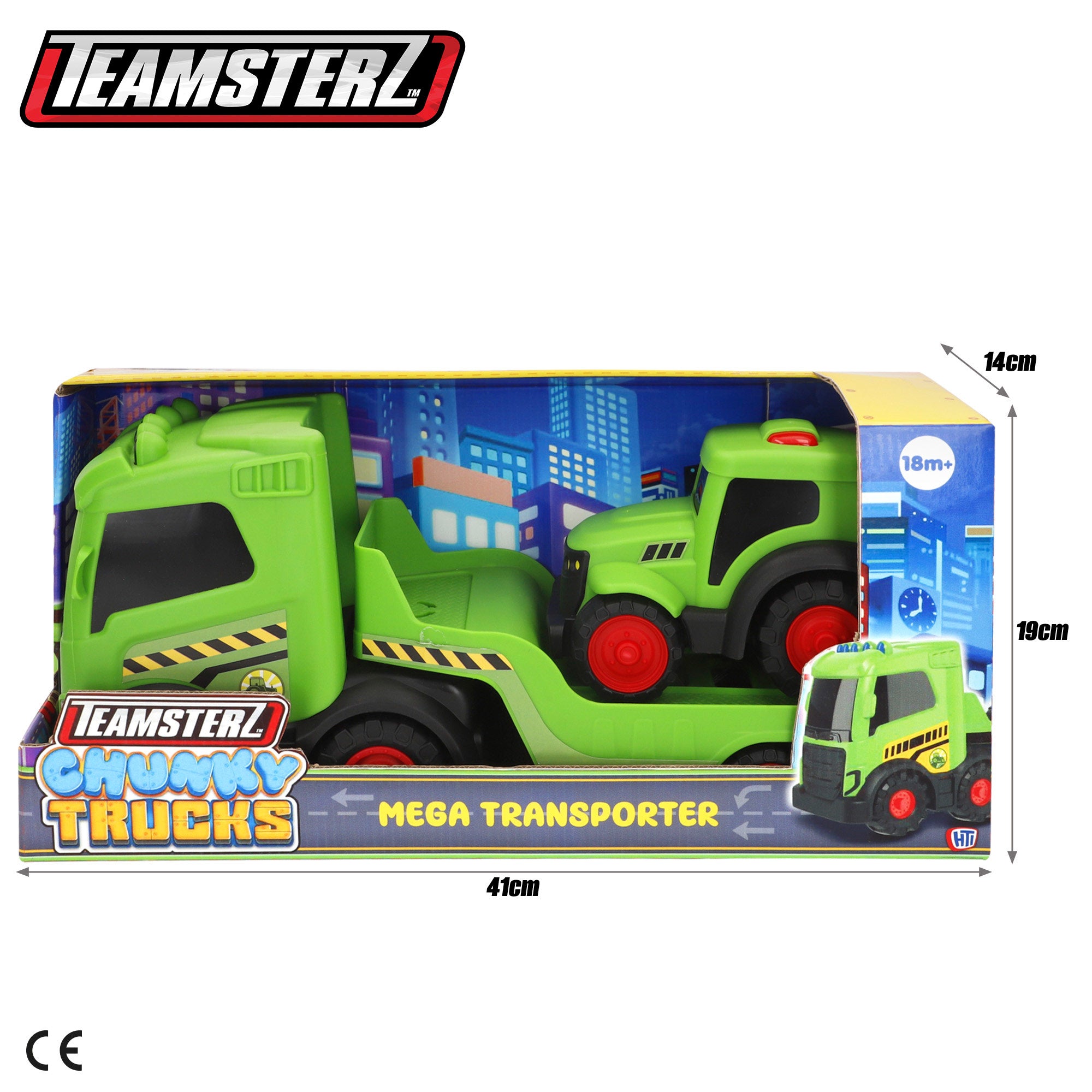 Camião de brinquedo Teamsterz com trator