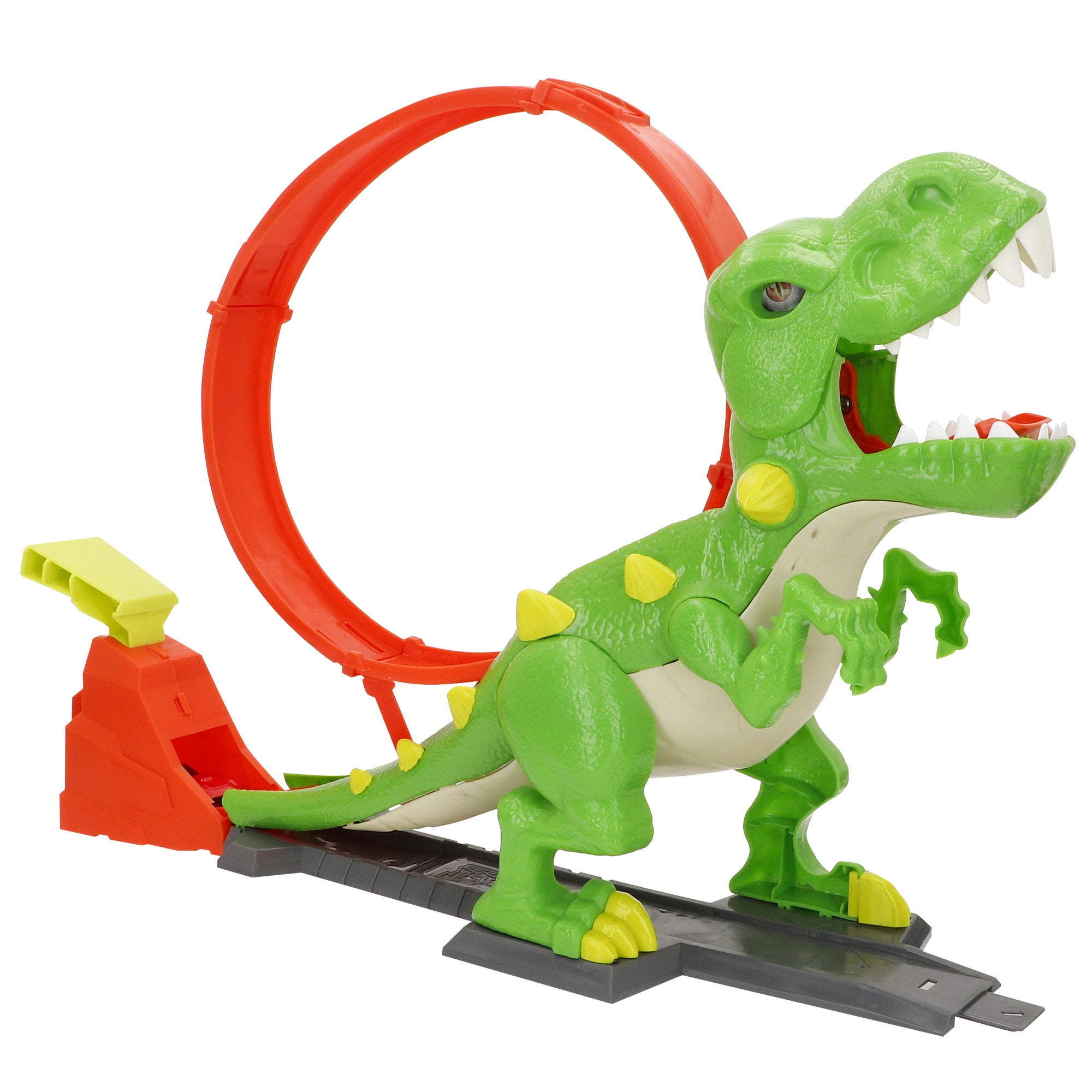 Pista de lançamento de carros Teamsterz com laço e carro em metal