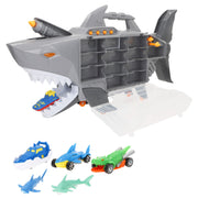 Estojo de transporte para automóvel Teamsterz Roboshark com rampa e lançador