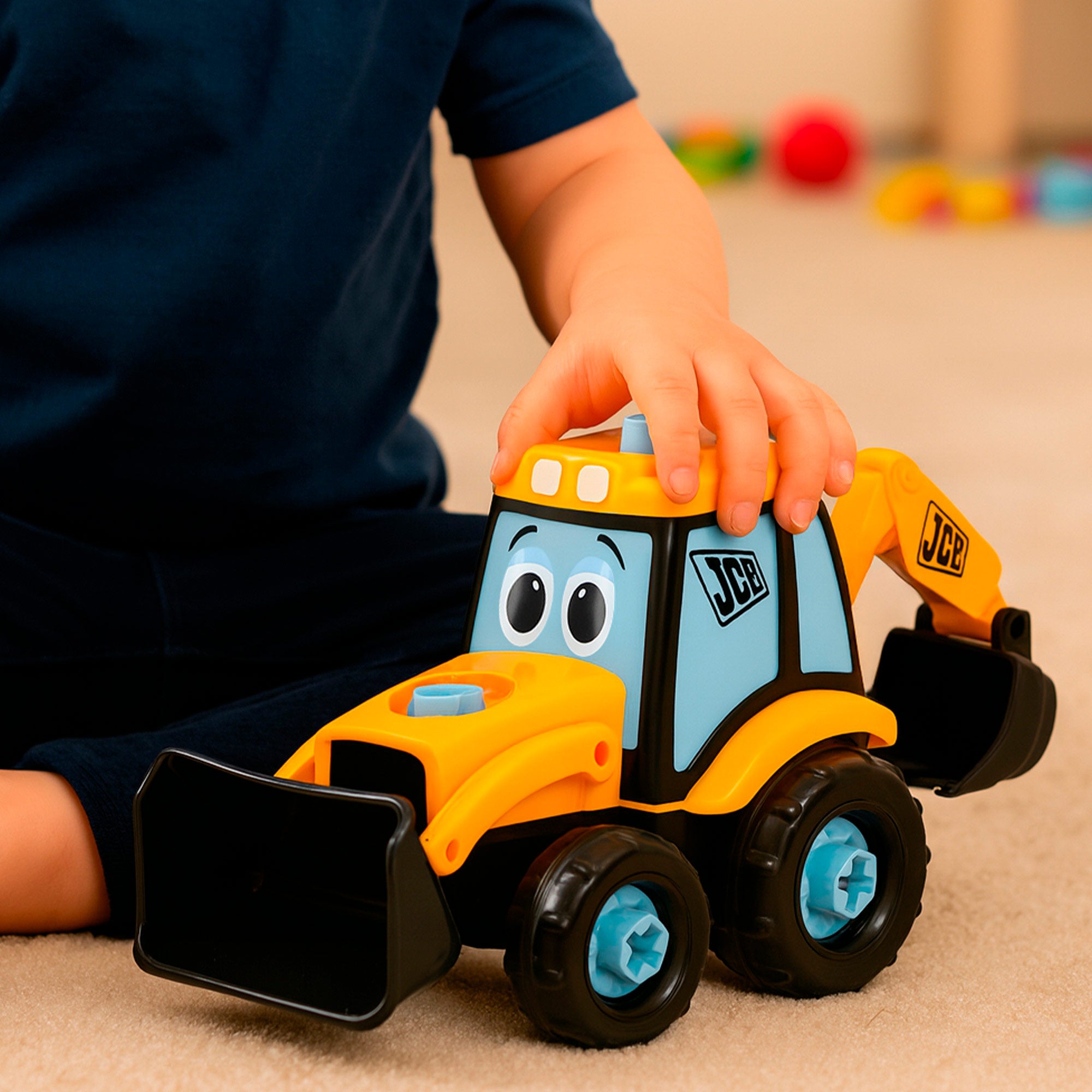 Camião escavadora destacável Teamsterz com aparafusadora elétrica