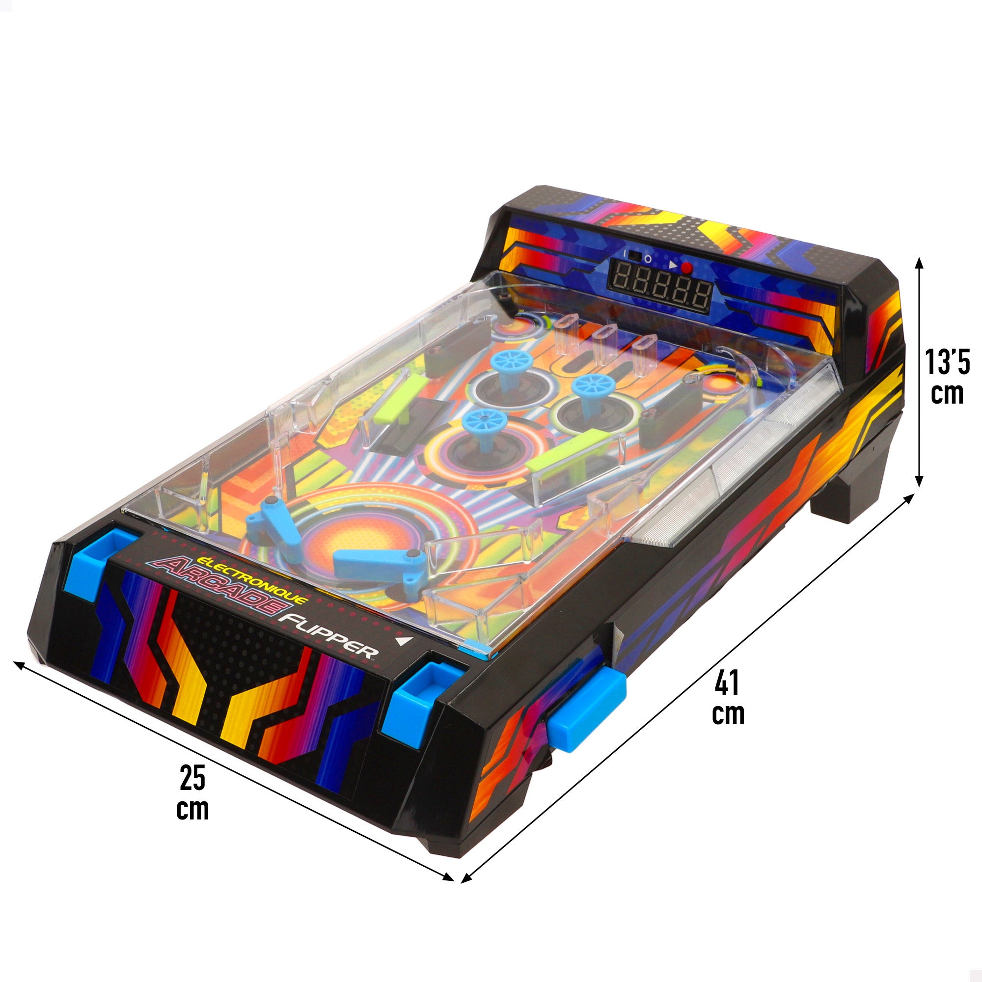 Pinball de mesa néon com luzes e som CB Games