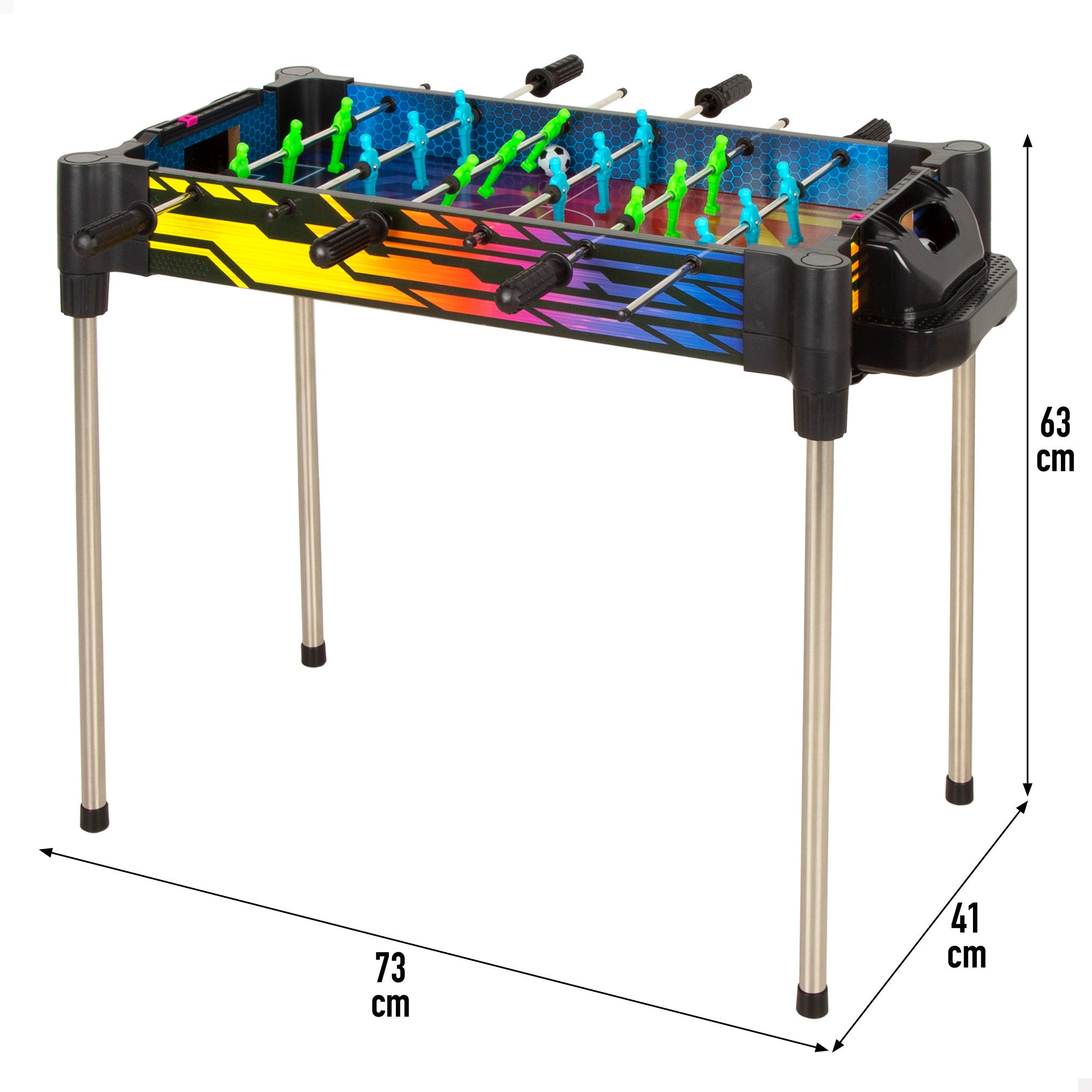 Mesa de Air Hockey e Matraquilhos Neon 2 em 1 da CB Games