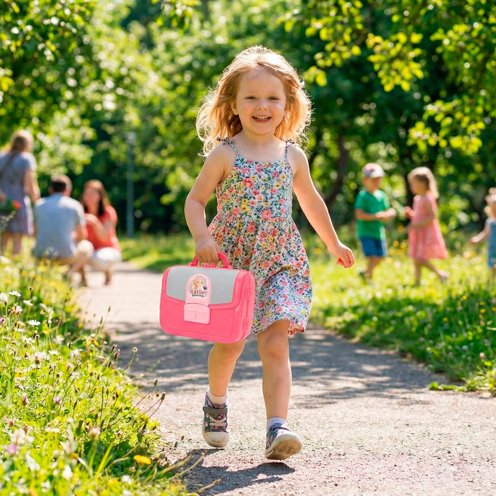 Estojo de brinquedos 3 em 1 My Home com acessórios