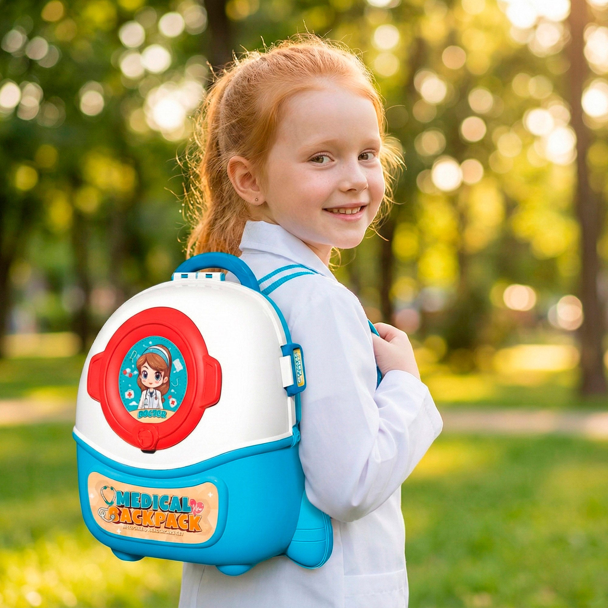 Mochila/Pasta para Médico em Casa com Acessórios