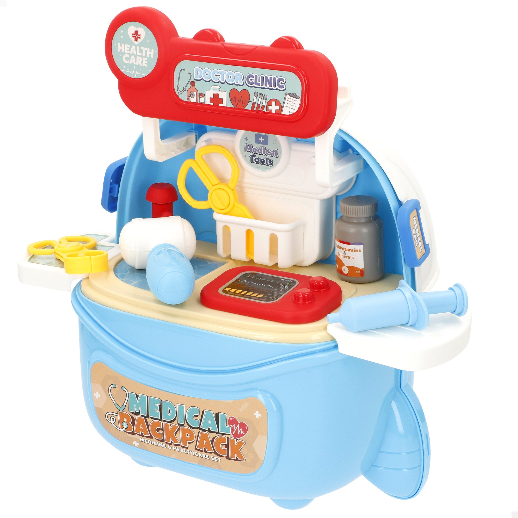 Mochila/Pasta para Médico em Casa com Acessórios