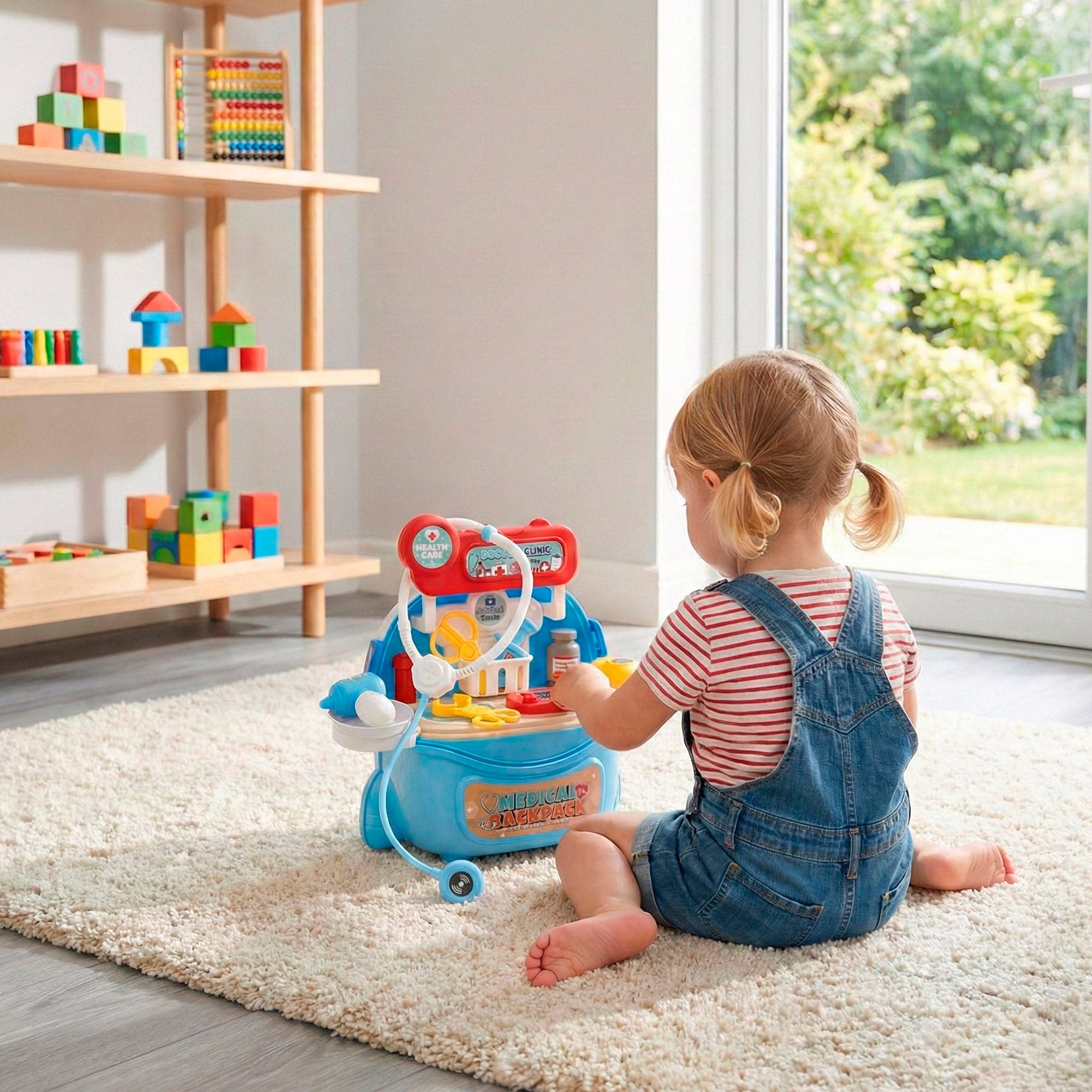 Mochila/Pasta para Médico em Casa com Acessórios