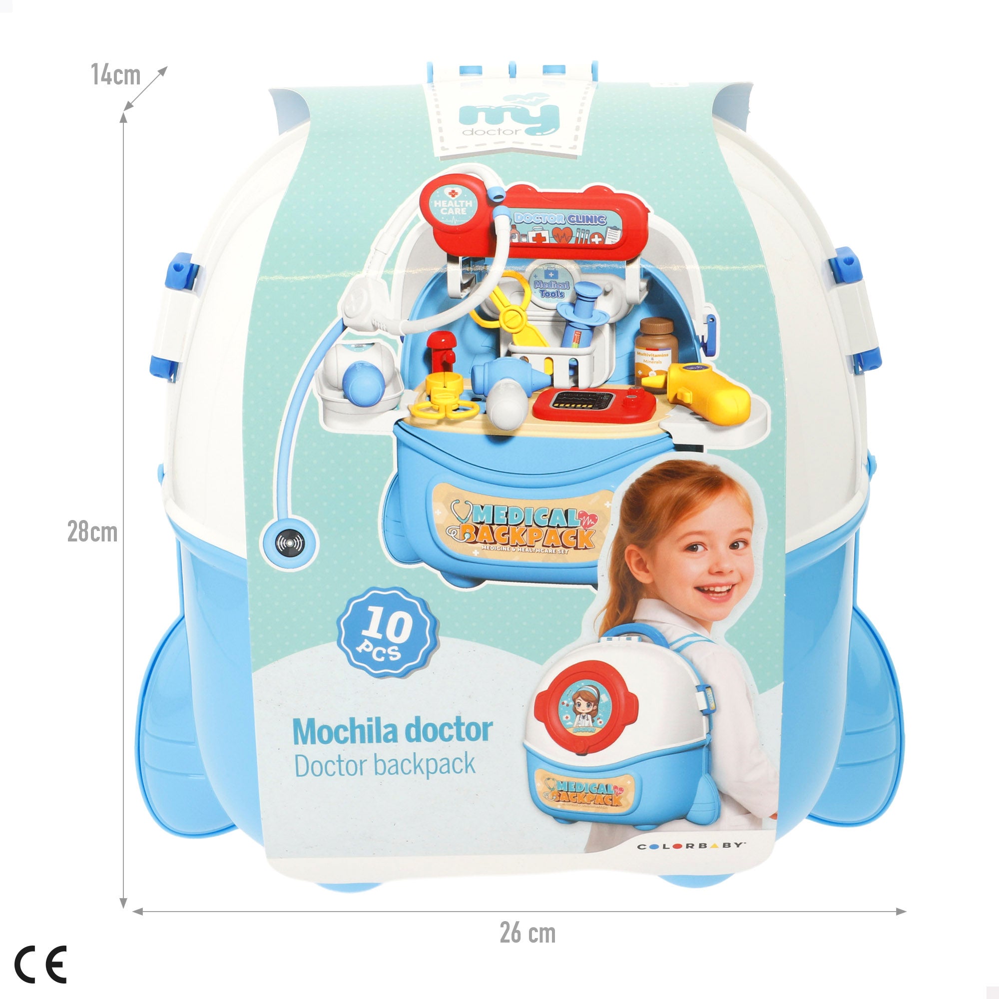 Mochila/Pasta para Médico em Casa com Acessórios