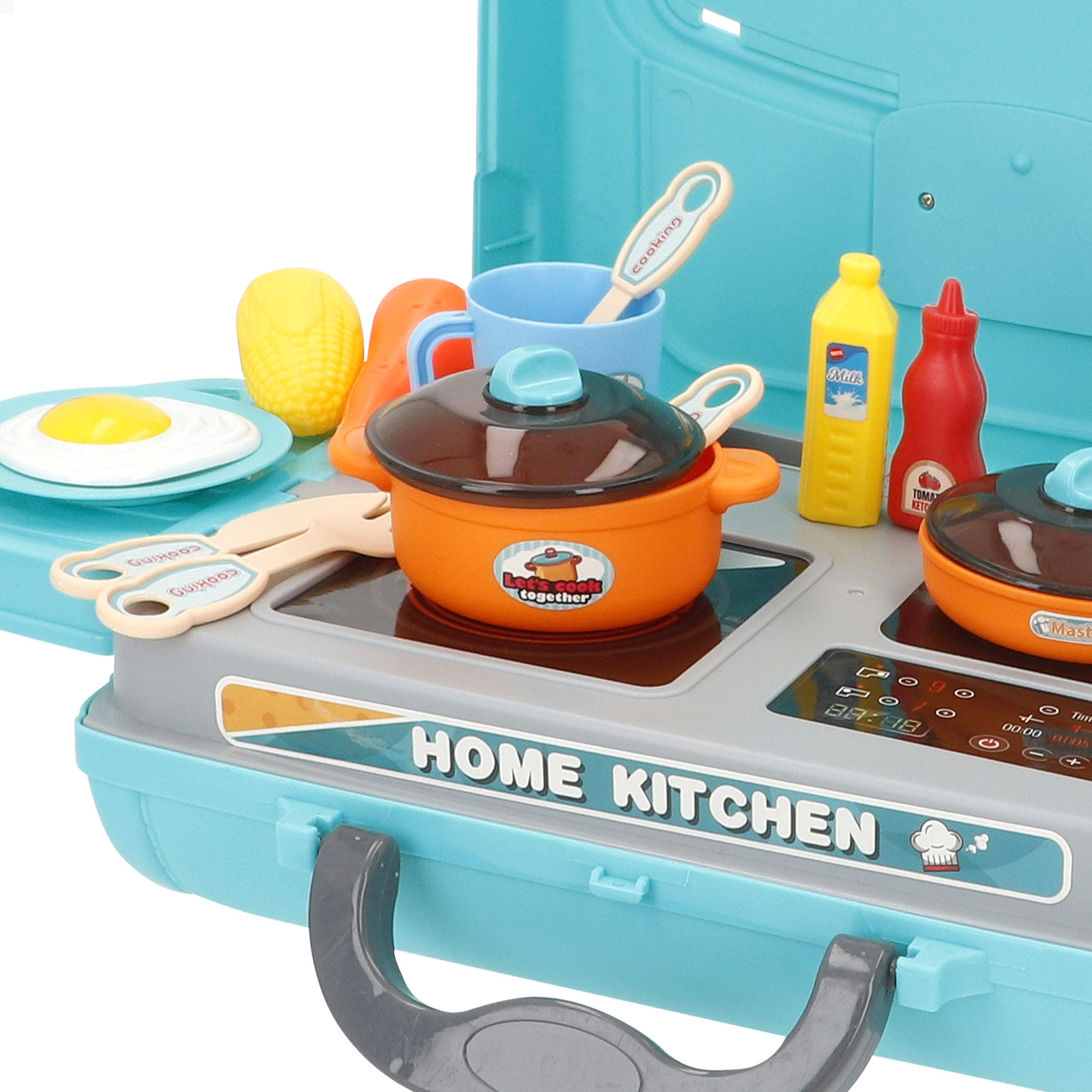 Cozinha de brincar 3 em 1 em mala My Home com acessórios