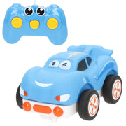 Carrinho de brinquedo para bebé com comando e luz, azul bebé, da marca C'Baby.